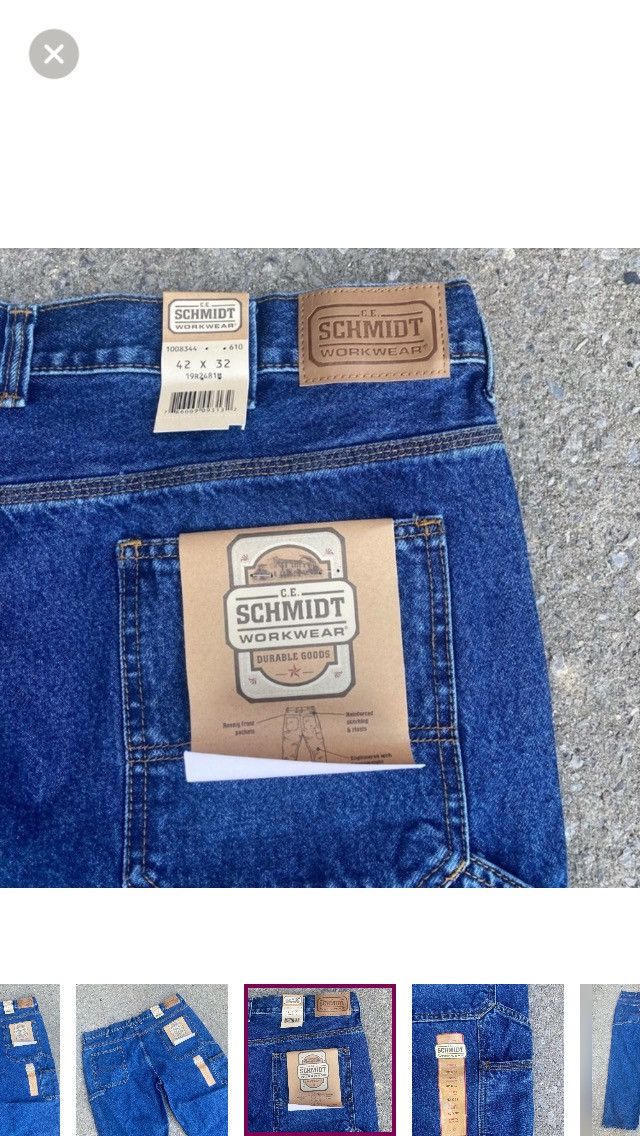 SCHMIDT Schmidt Bundle of 2 Workwear Utility Jeans 42X32 Size US 42 / EU 58 - 8 Thumbnail