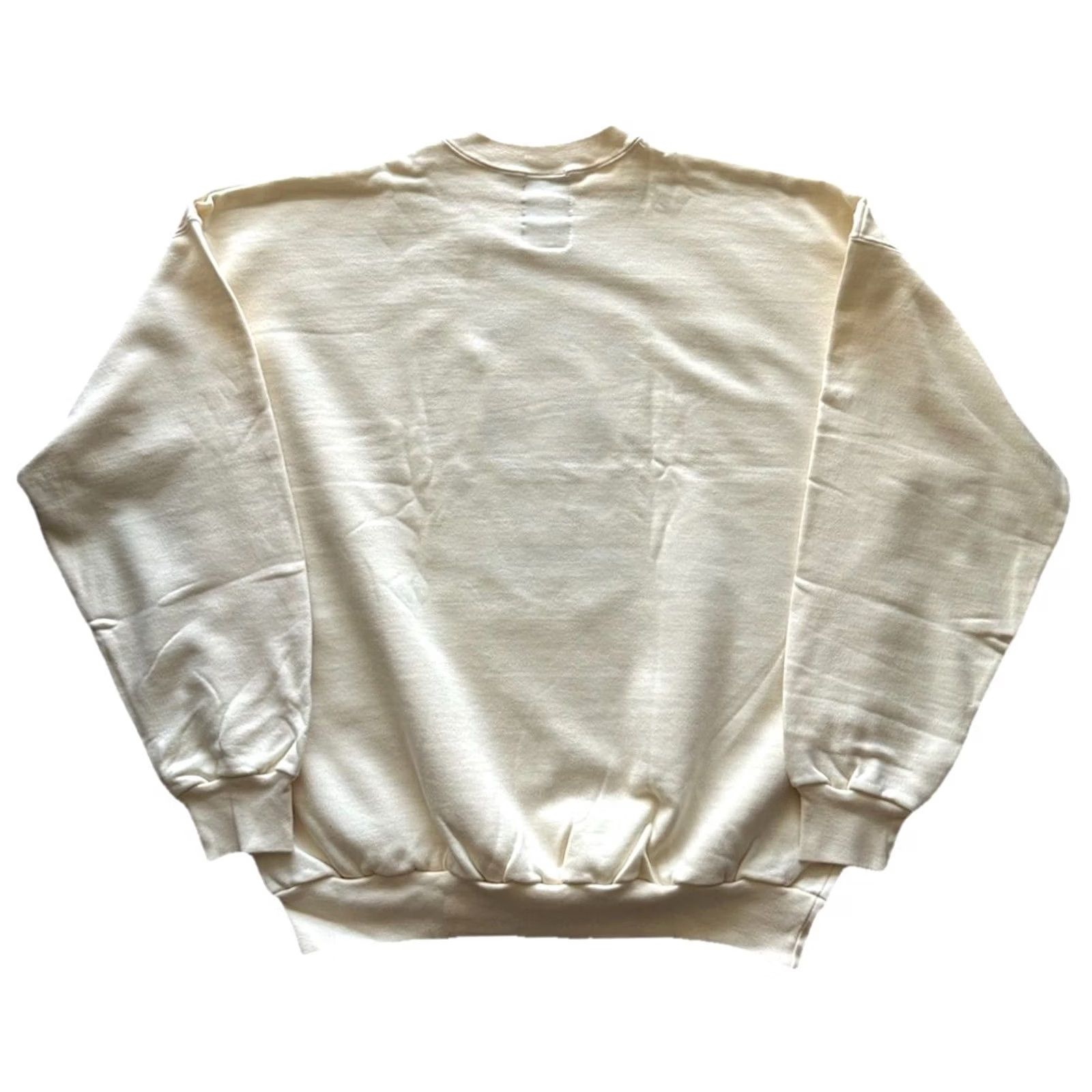 Hard Rock Cafe VINTAGE 90s Hard Rock Cafe Sweatshirt Logo Embroidered Crew Neck XL Men Cream NWOT Size US XL / EU 56 / 4 - 4 Thumbnail