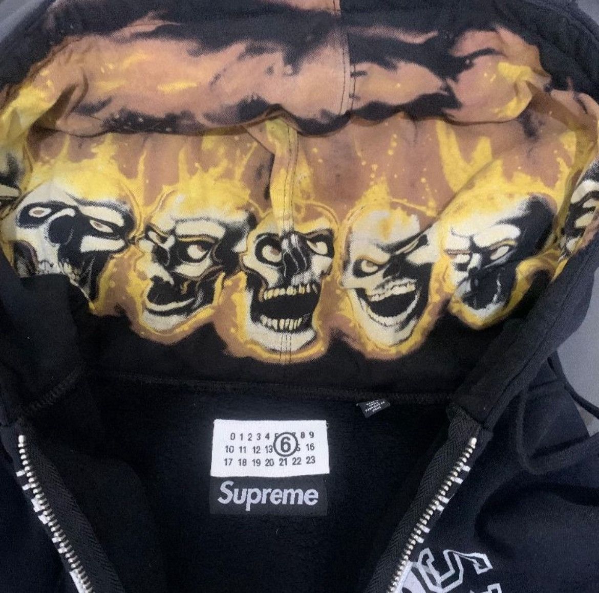 Maison Margiela × Supreme Margiela x Supreme Skull Hoodie MM6 Size US S / EU 44-46 / 1 - 4 Thumbnail