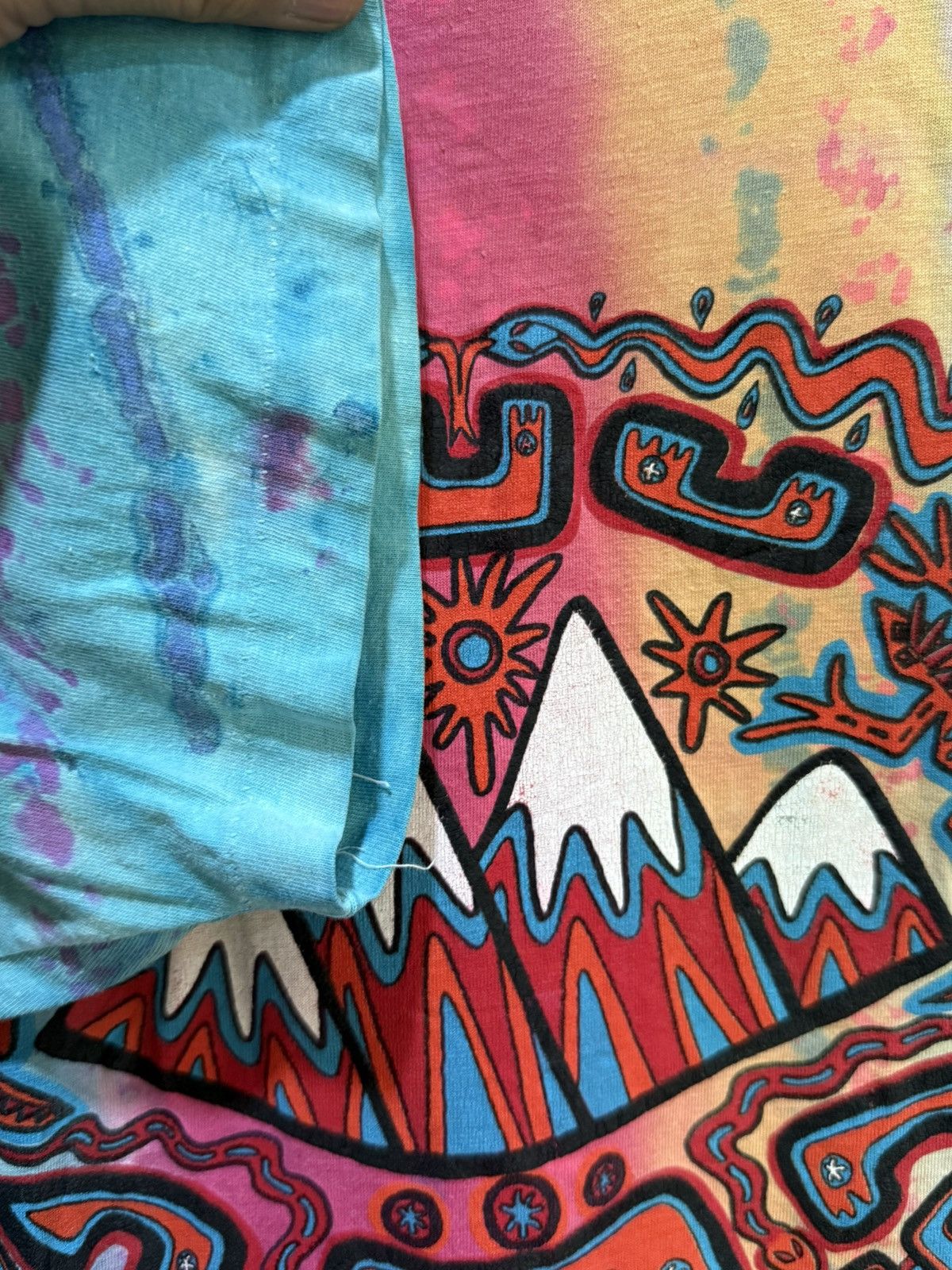Arts & Science Vintage 90s Art Earth Tribe Tie Dye Tee Size US L / EU 52-54 / 3 - 6 Thumbnail