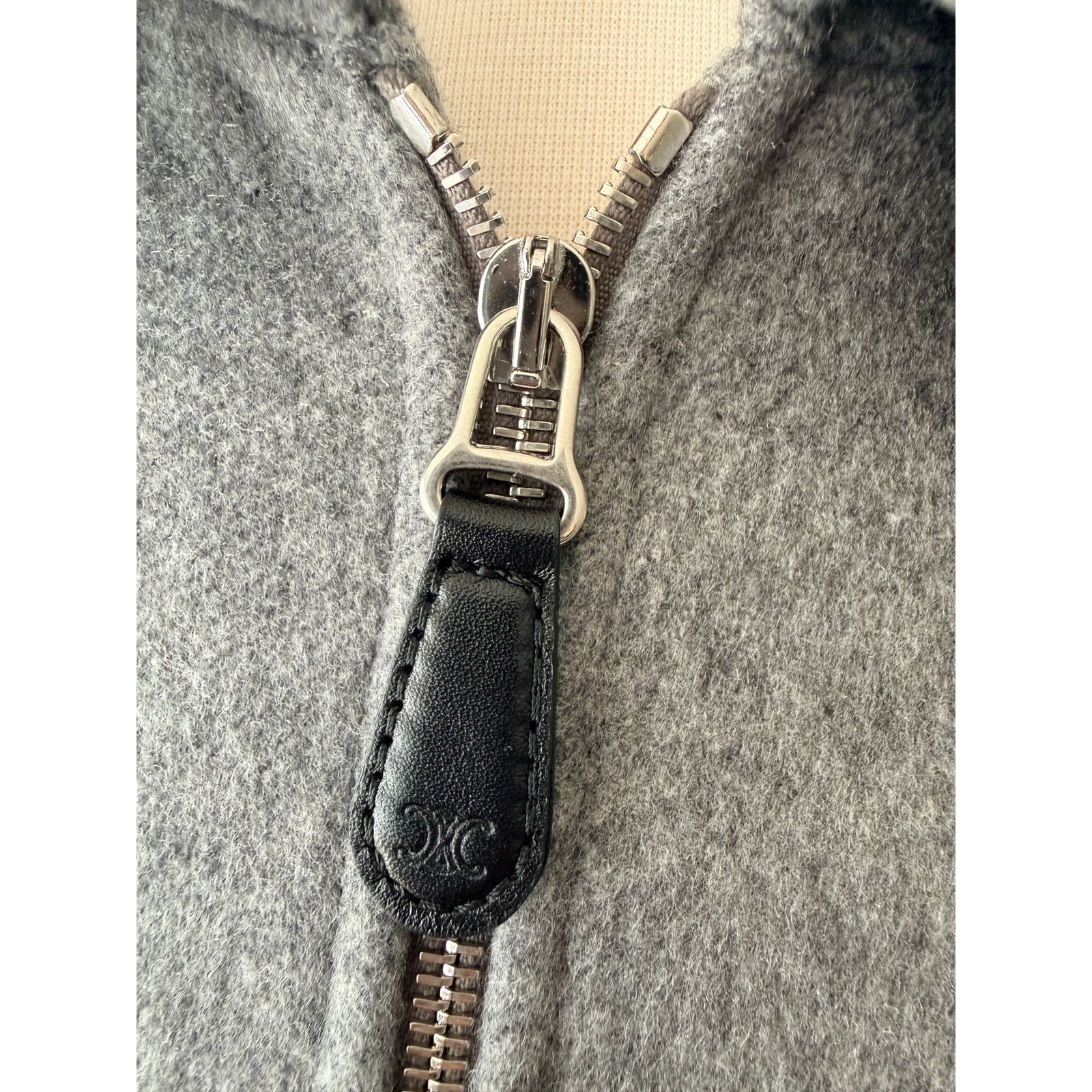 Celine Celine Vareuse Double Face Cashmere Jacket Grey IT 52 NWT Size US L / EU 52-54 / 3 - 7 Thumbnail