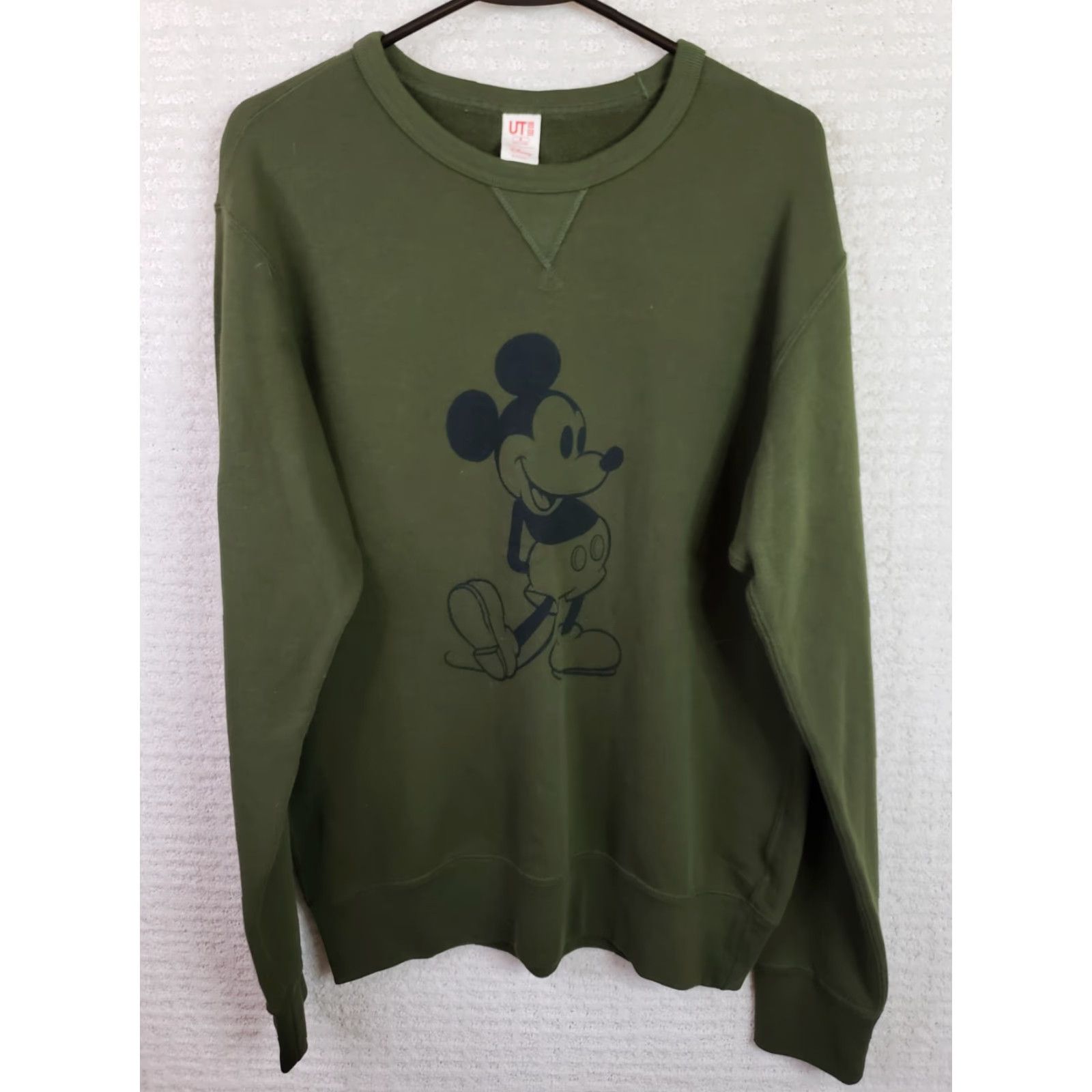 Disney Disney Mickey Mouse Green Long Sleeve Crewneck Sweatshirt Men's M Size US M / EU 48-50 / 2 - 2 Thumbnail