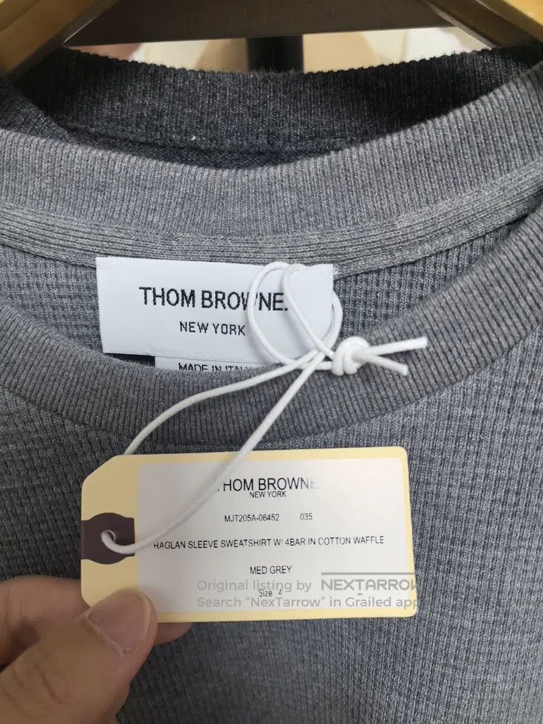 Thom Browne Thom Browne Waffle Sweatshirt Size US XL / EU 56 / 4 - 4 Thumbnail