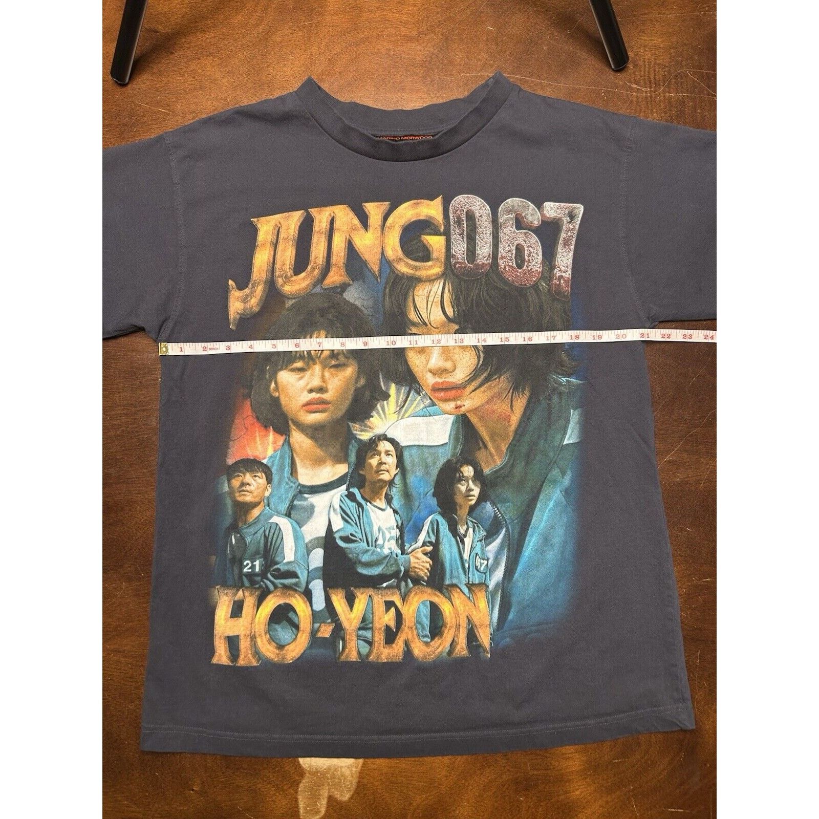 Marino Morwood Marino Morwood Jung Ho-yeon Squid Games Short Sleeve Rap Tee Size US L / EU 52-54 / 3 - 7 Thumbnail
