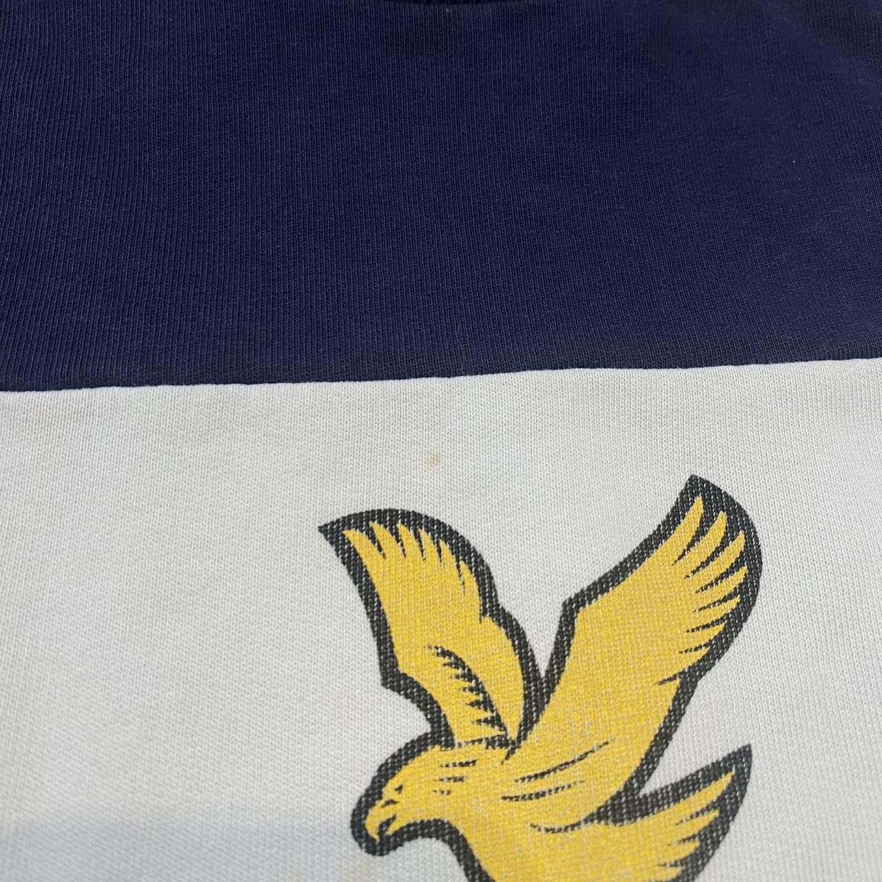 Lyle & Scott Navy and white Lyle & Scott sweatshir Size US L / EU 52-54 / 3 - 4 Thumbnail