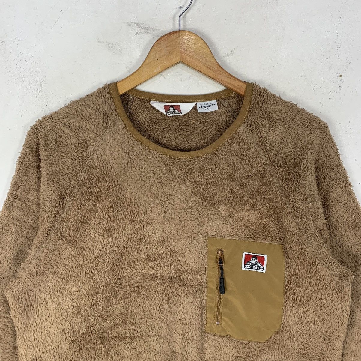 Vintage Ben Davis Clothing Streetwear Outdoor Fleece Jacket