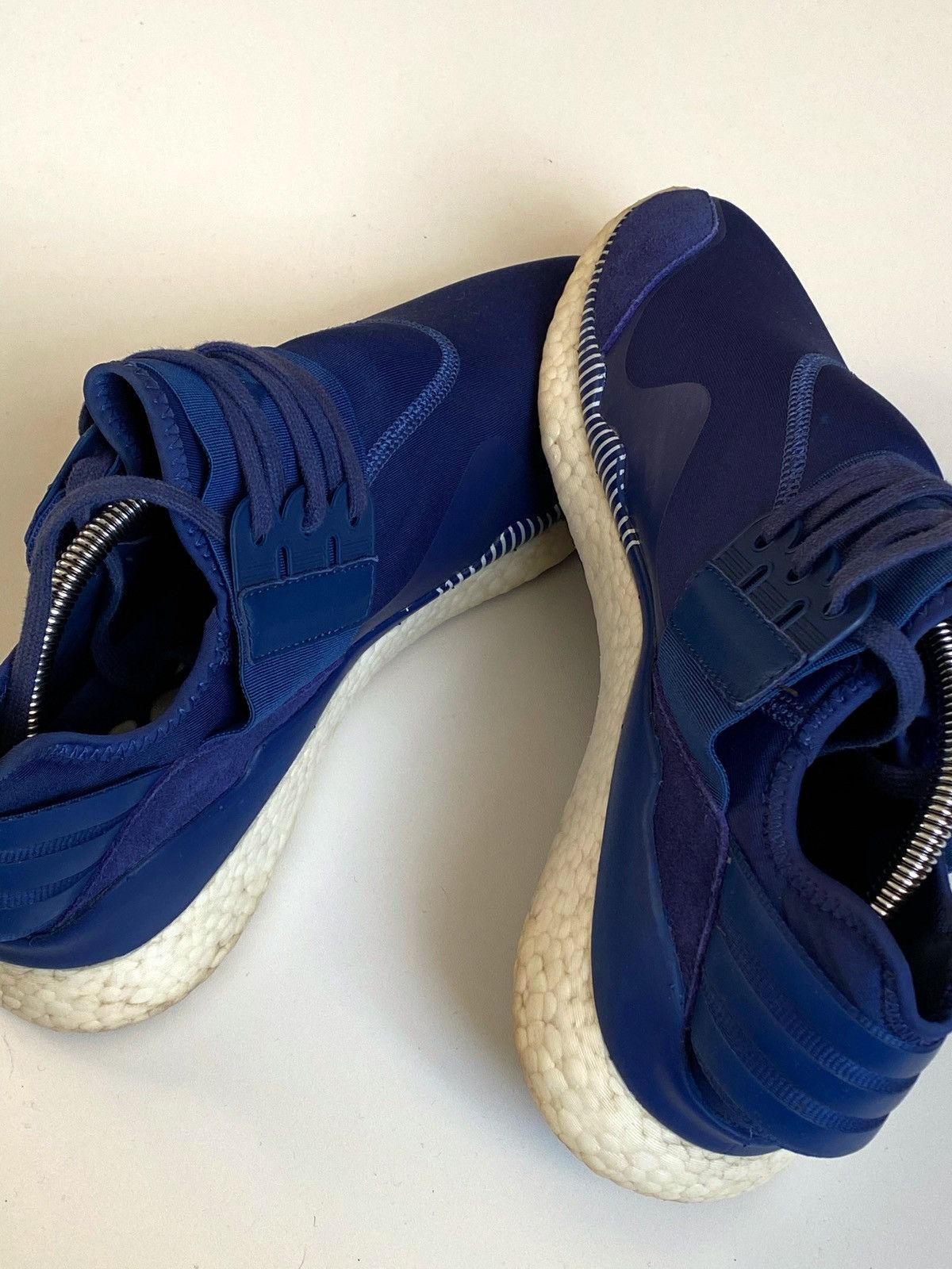 Y-3 Adidas Y-3 Yohji Yamamoto Blue Sneakers On Boost 10.5 / 44.5 Size US 10.5 / EU 43-44 - 9 Thumbnail