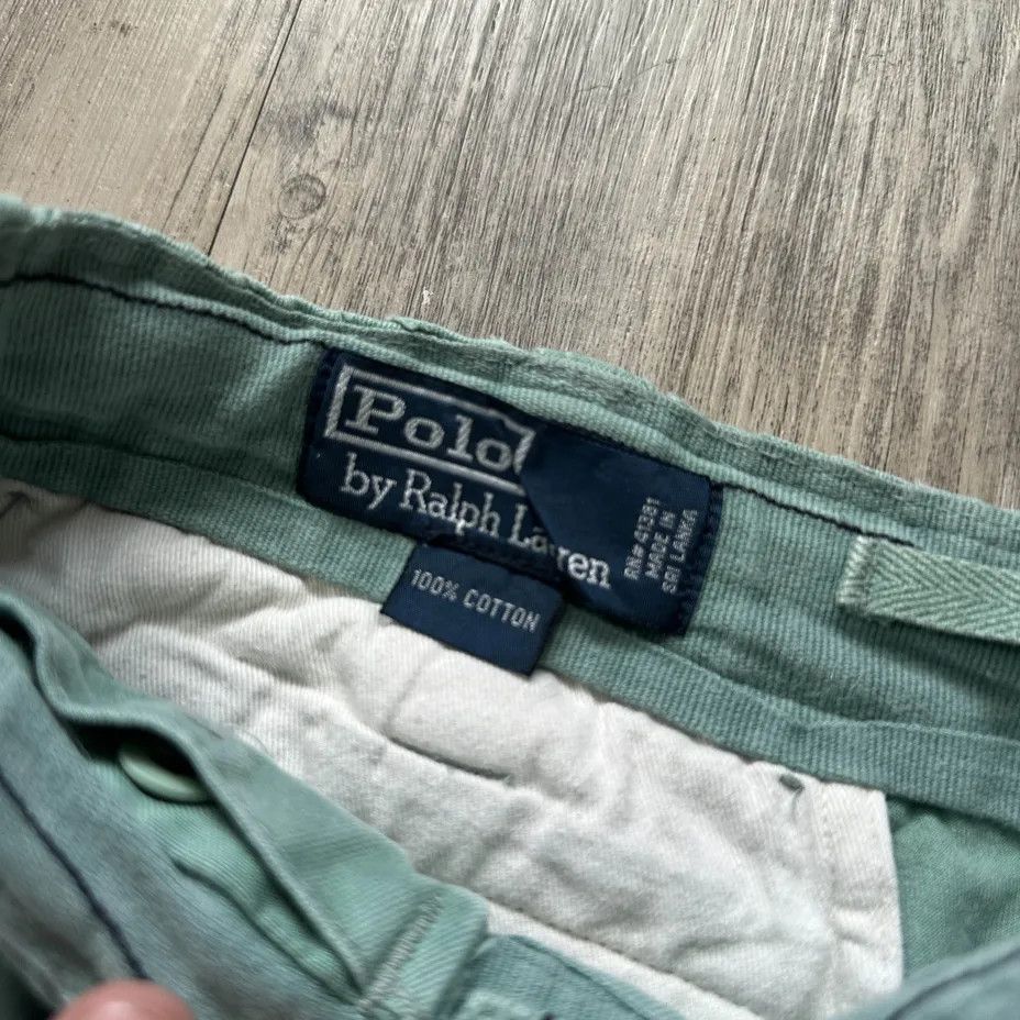 Polo Ralph Lauren Vintage Polo Ralph Lauren Military Cargo Shorts Pistachio Size US 32 / EU 48 - 5 Thumbnail