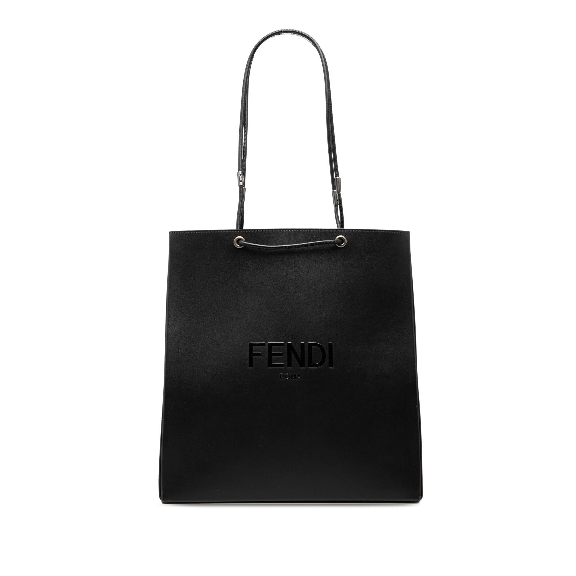 Fendi Medium Leather Pack Shopping Satchel Size ONE SIZE - 1 Thumbnail