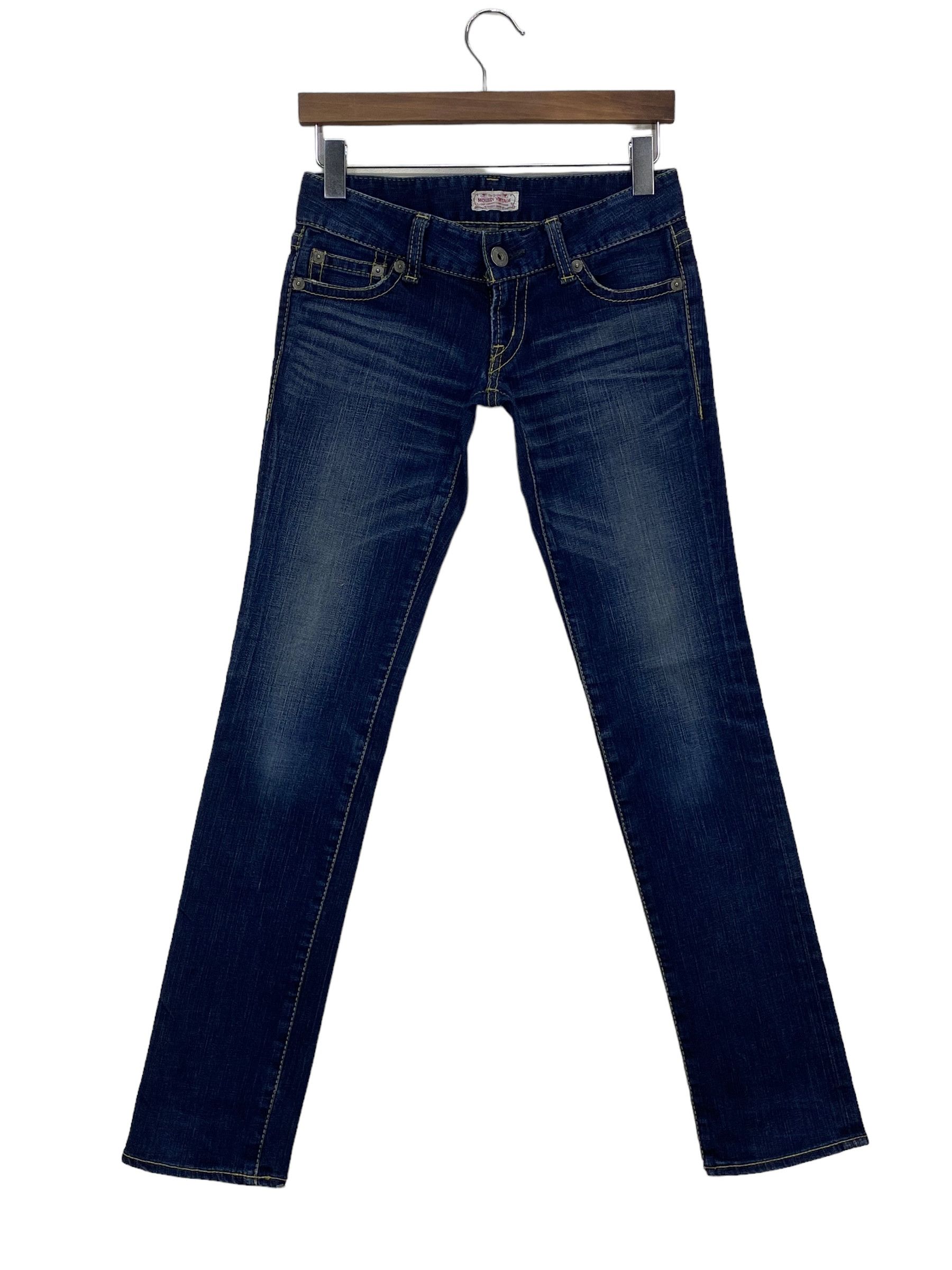 Japanese Brand × MOUSSY Moussy Jeans Skinny Jeans Low Rise Jeans Size 26" / US 2 / IT 38 - 2 Thumbnail