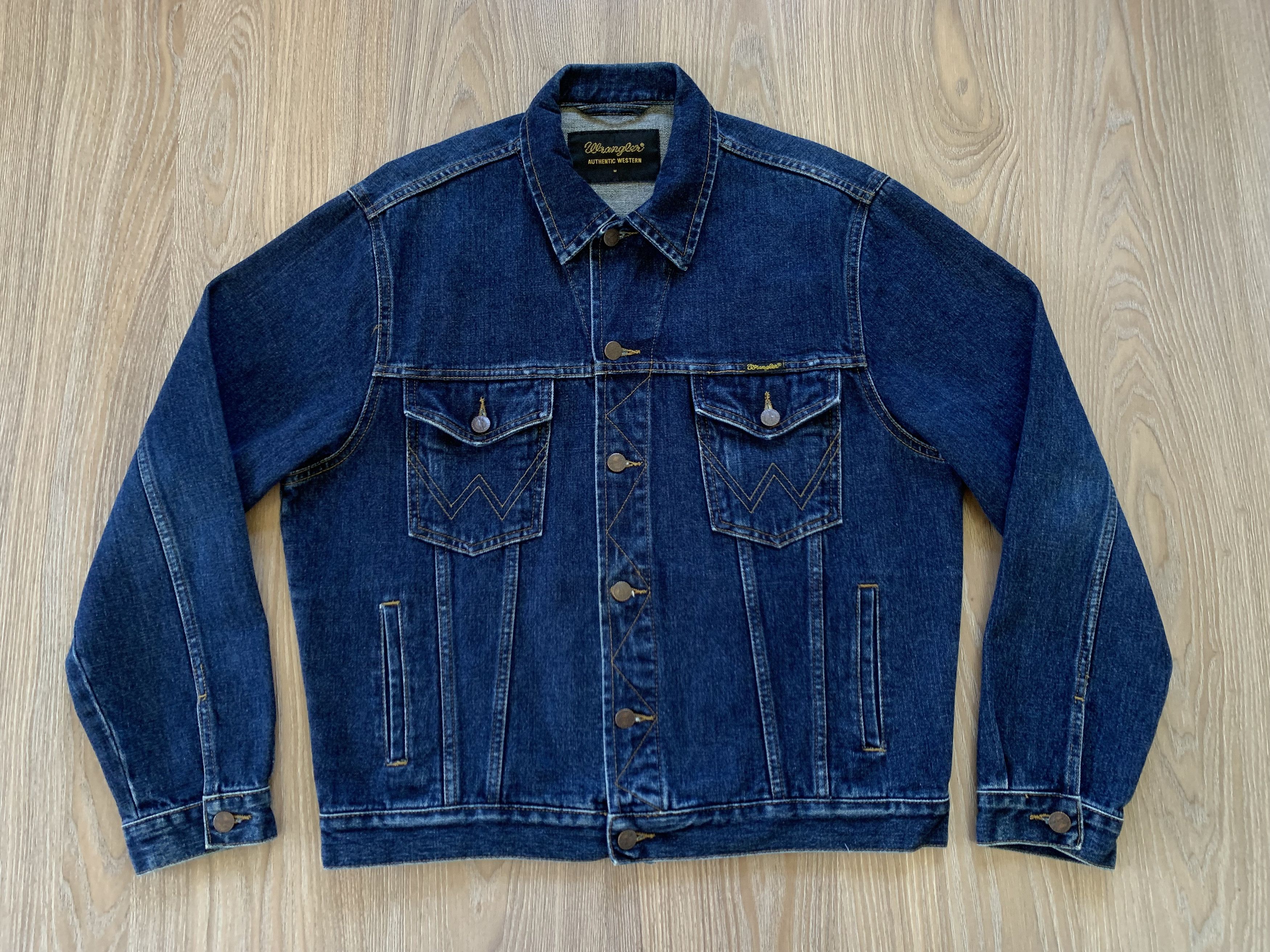 Wrangler Wrangler Blue Authentic Western Denim Jacket Size US M / EU 48-50 / 2 - 2 Thumbnail