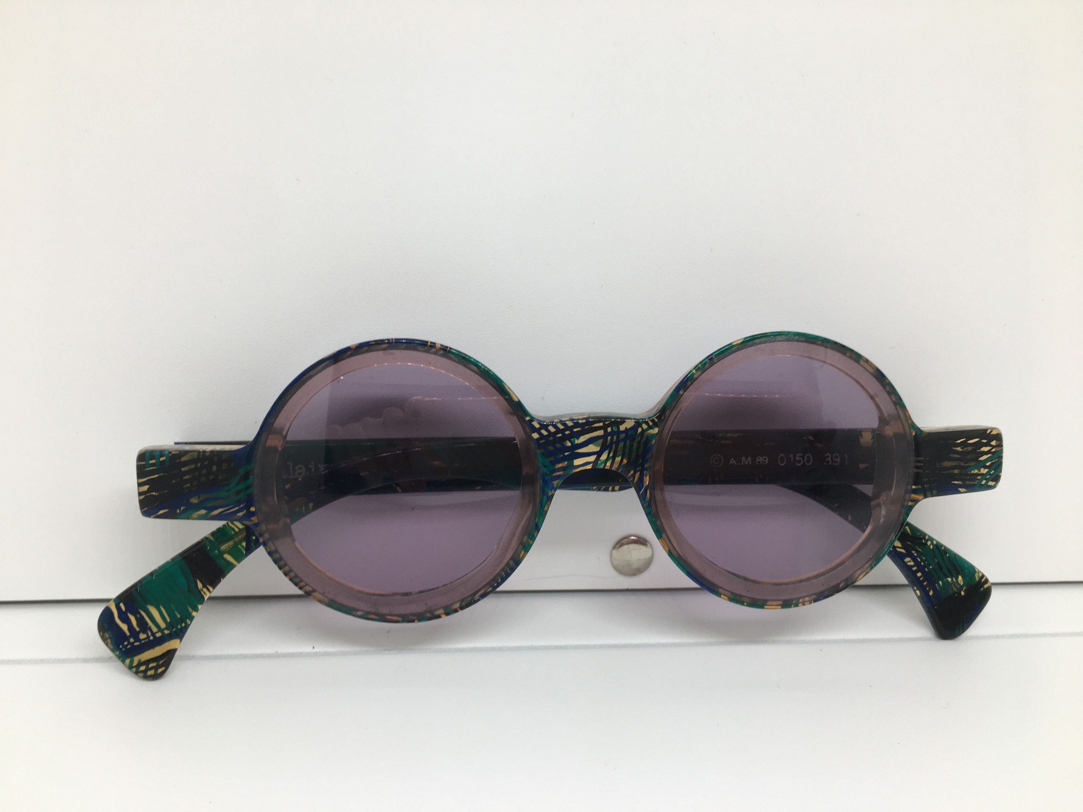 Alain Mikli Vintage Alain Mikli ROund Sunglasses Frame France Size ONE SIZE - 8 Thumbnail