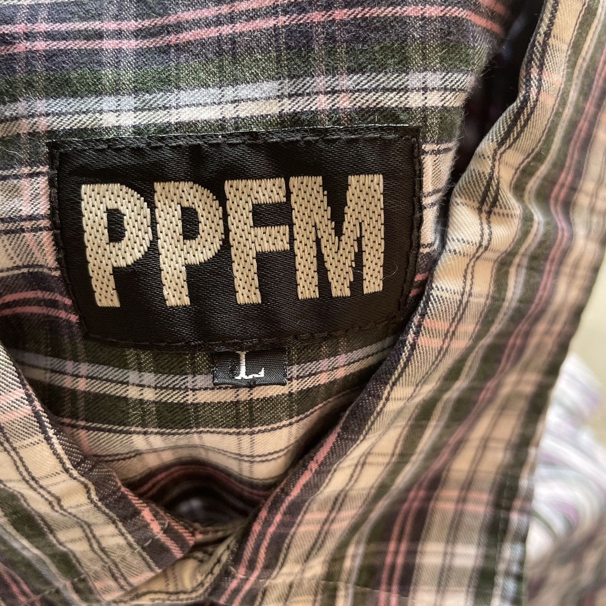 Japanese Brand × PPFM × Vintage 🔥🔥🇯🇵PPFM Anarchy Manchester Checkerd Western Buttons Shirts Size US M / EU 48-50 / 2 - 13 Thumbnail