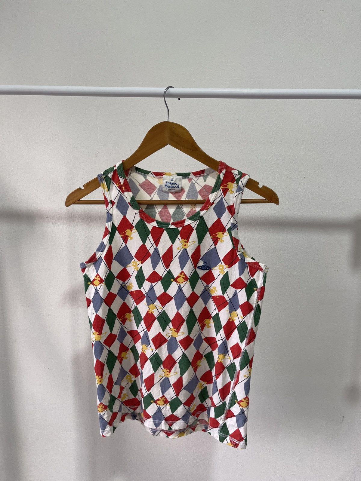 Vivienne Westwood Vivienne Westwood Fullpriny Orb Tank Top Size US S / EU 44-46 / 1 - 1 Thumbnail