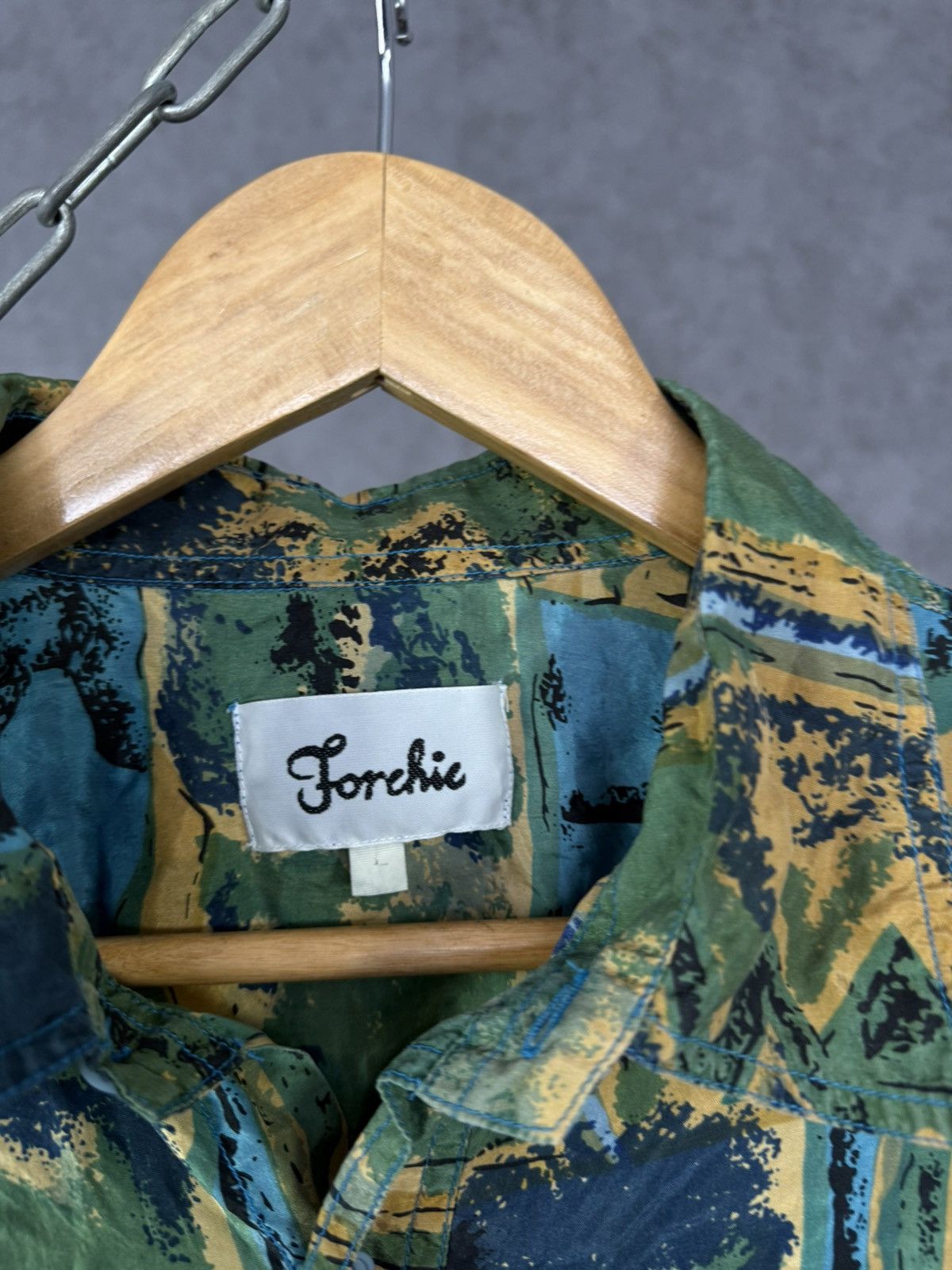 Vintage Art Crazy Hawaiian vintage silk shirt Size US XL / EU 56 / 4 - 4 Thumbnail