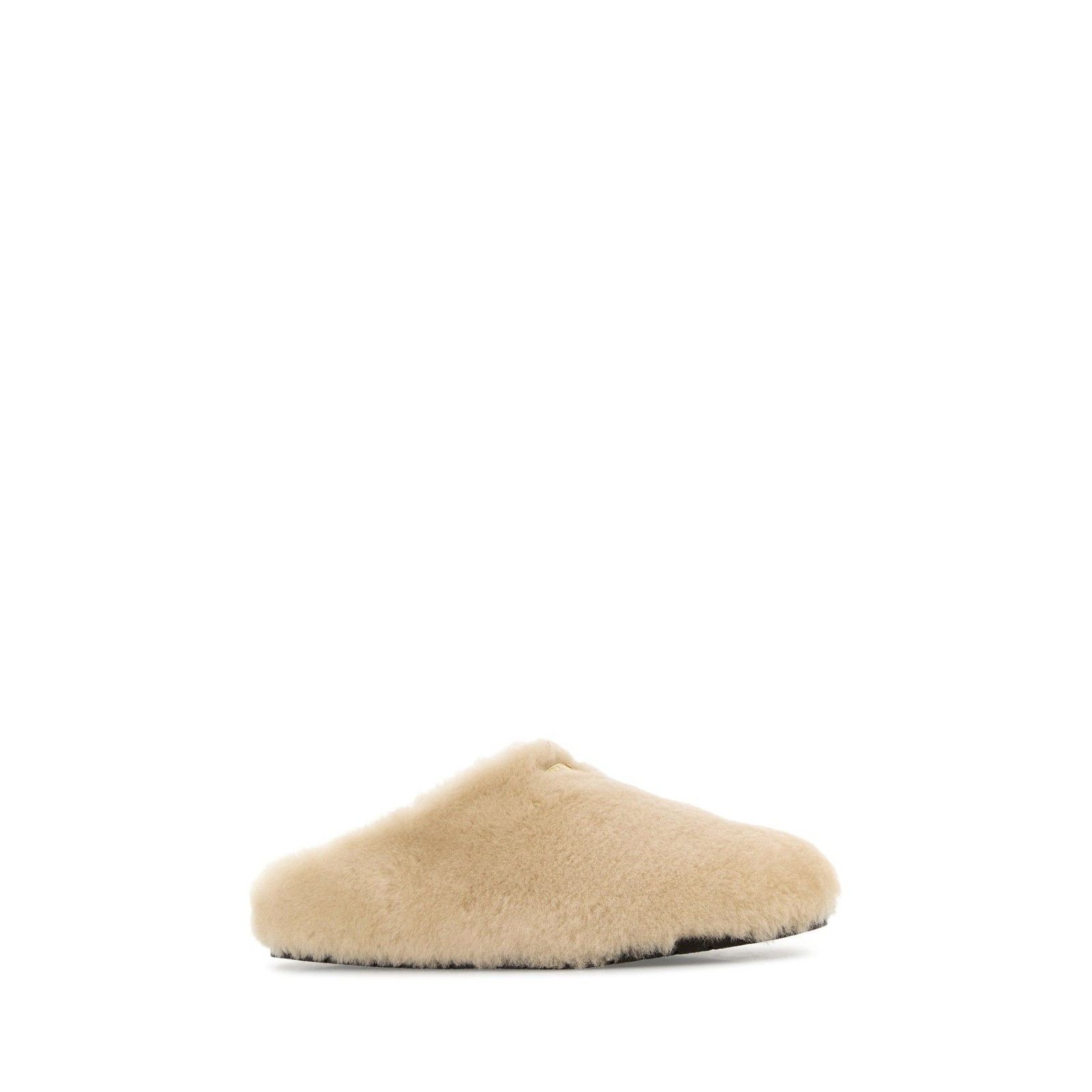 Prada PRADA Cream Beige Shearling Slippers New And Authentic (Wome Size US 10 / IT 40 - 2 Thumbnail