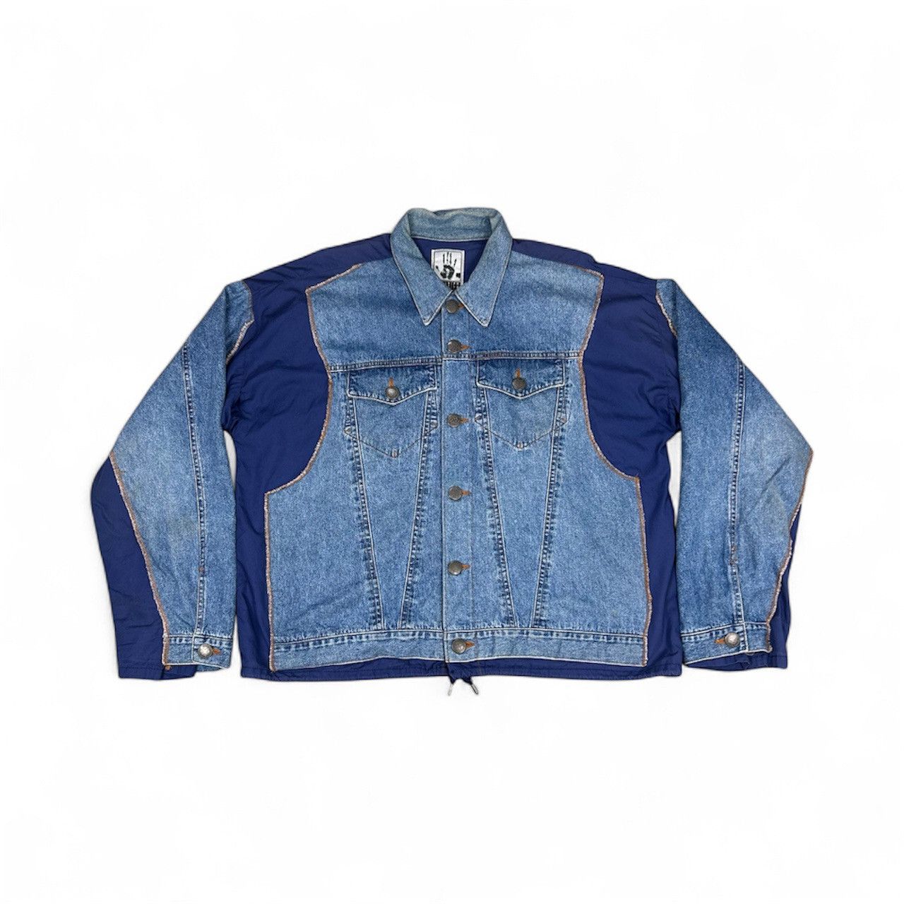 Vintage Jean Paul Gaultier Fabric Switching Denim Jacket