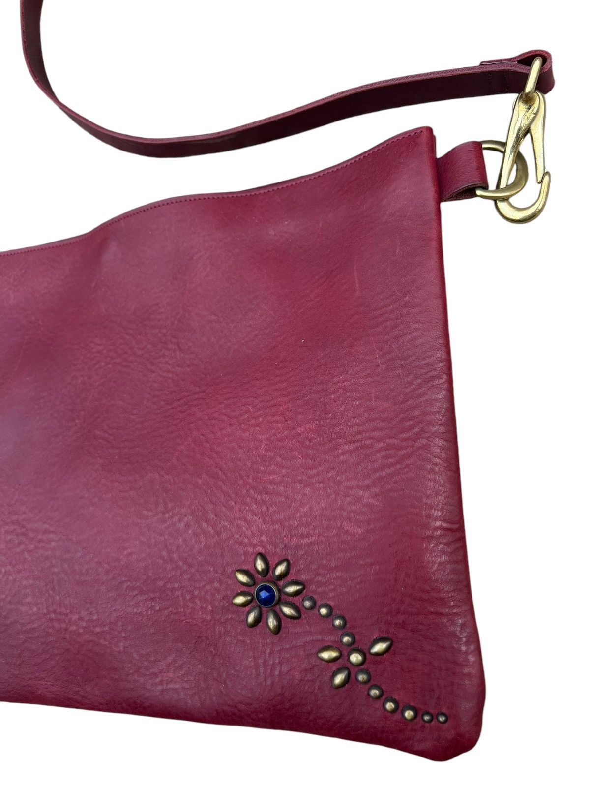 Leather High Quality Studded Leather Bag Effecten Ghost Flag Japan Size ONE SIZE - 6 Thumbnail