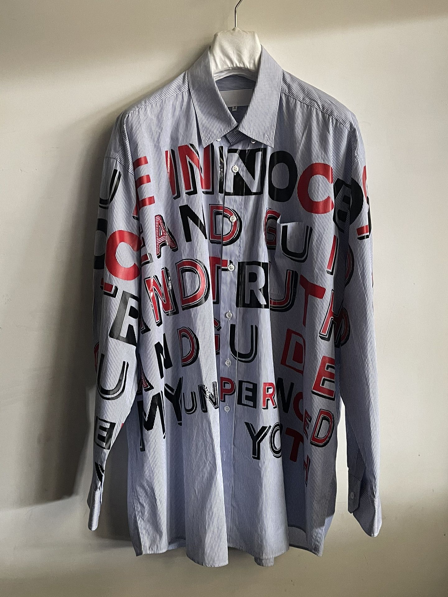 maison margiela 17ss シャツ Maison Margiela/17SS/RE-EDITION/artisanal/long sleeve shirt