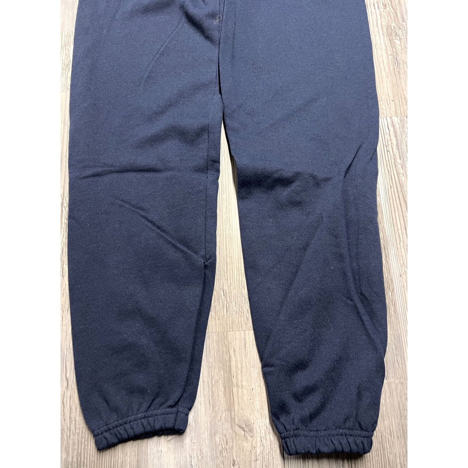 Vintage VINTAGE JE Morgan Sweatpants Navy Blue Mens S 90s Y2K Fleece Elastic Waist Pull On Relaxed Size US 30 / EU 46 - 3 Thumbnail