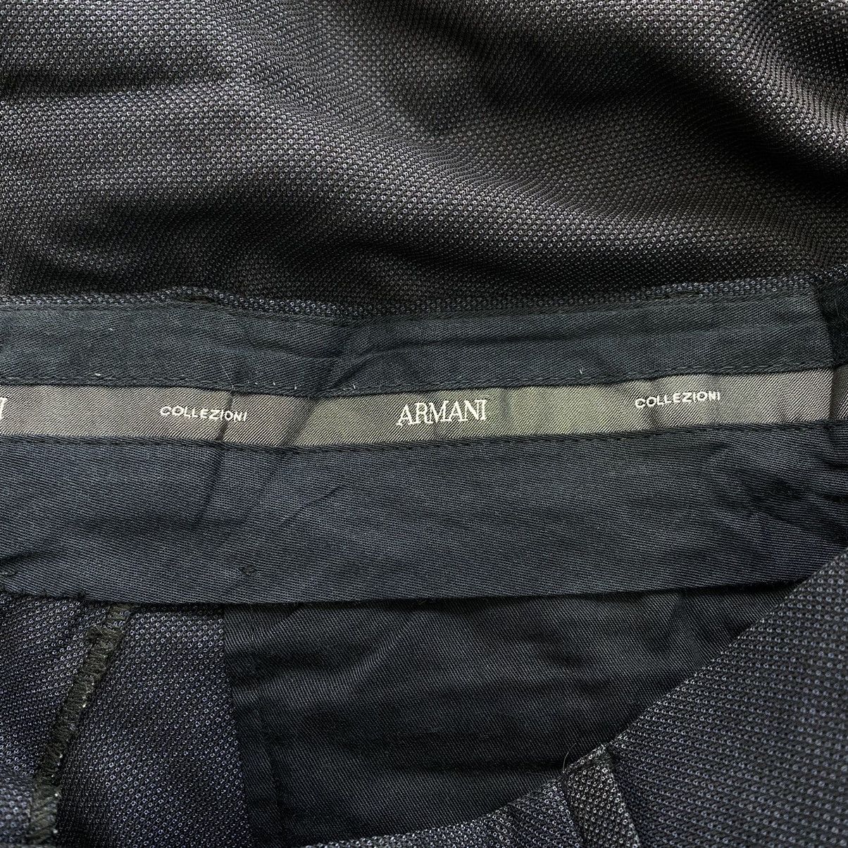 Armani Vintage ARMANI COLLEZIONI Italy Straight Cut Casual Trousers Size US 36 / EU 52 - 5 Thumbnail