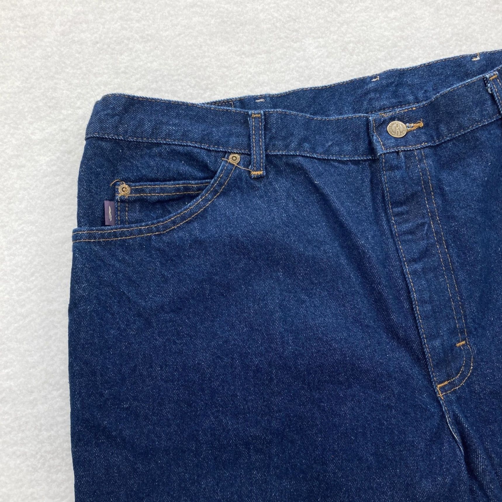 Lee VINTAGE Lee Riders Jeans Mens 42x30 Blue Denim Regular Straight USA Union Made Size US 42 / EU 58 - 4 Thumbnail