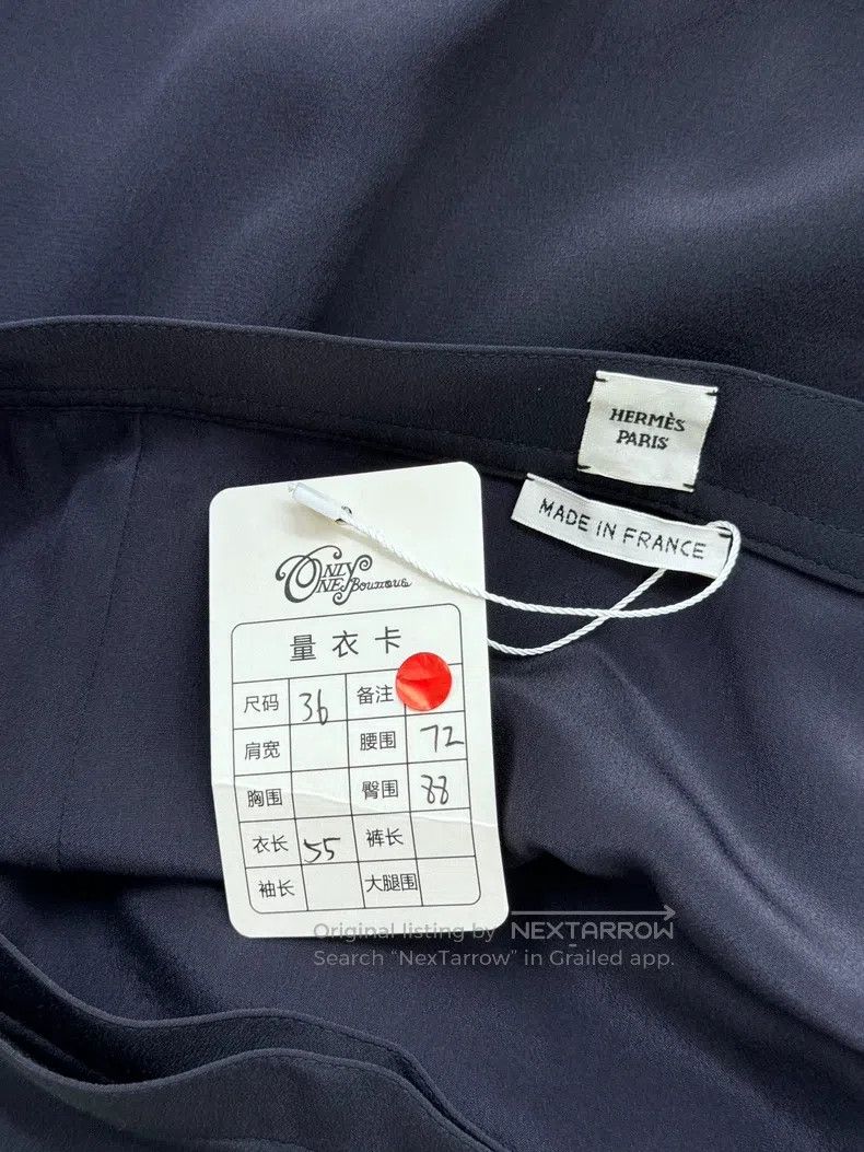 Hermes Hermes Silk skirt Size 24" / US 00 / IT 34 - 5 Thumbnail