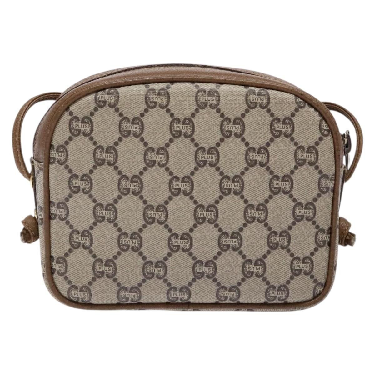 Gucci GUCCI GG Plus Supreme Shoulder Bag Pvc Beige Gold Size ONE SIZE - 3 Thumbnail