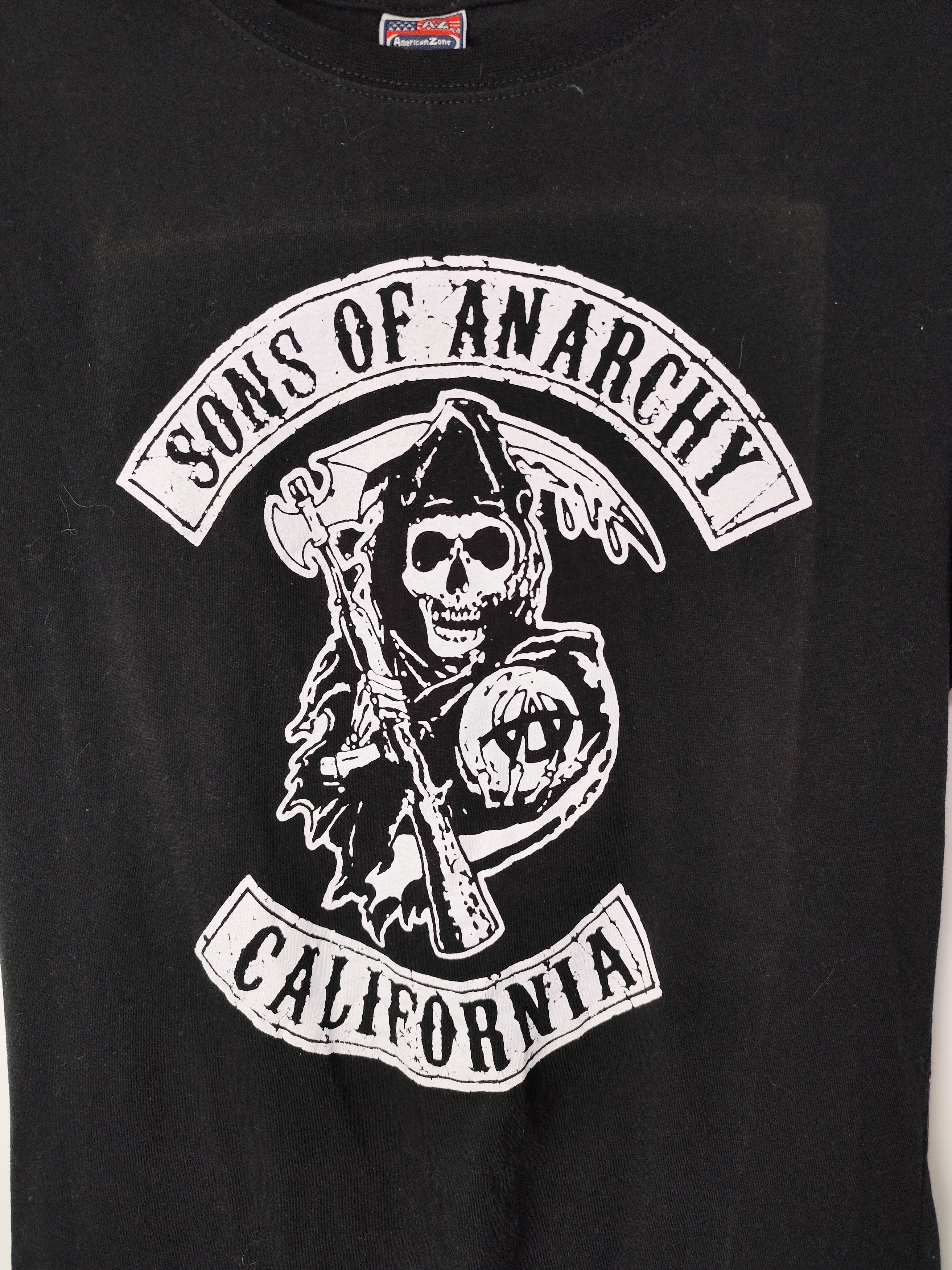 Band Tees Rare y2k SONS OF ANARCHY SAMCRO VINTAGE BIKER TEE Size US M / EU 48-50 / 2 - 2 Thumbnail