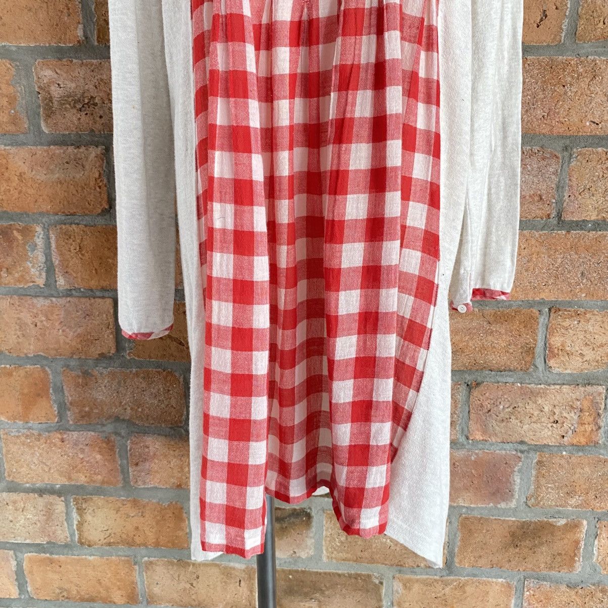 45rpm Red Gingham Panel Long-Sleeve Dress Size XS / US 0-2 / IT 36-38 - 19 Thumbnail