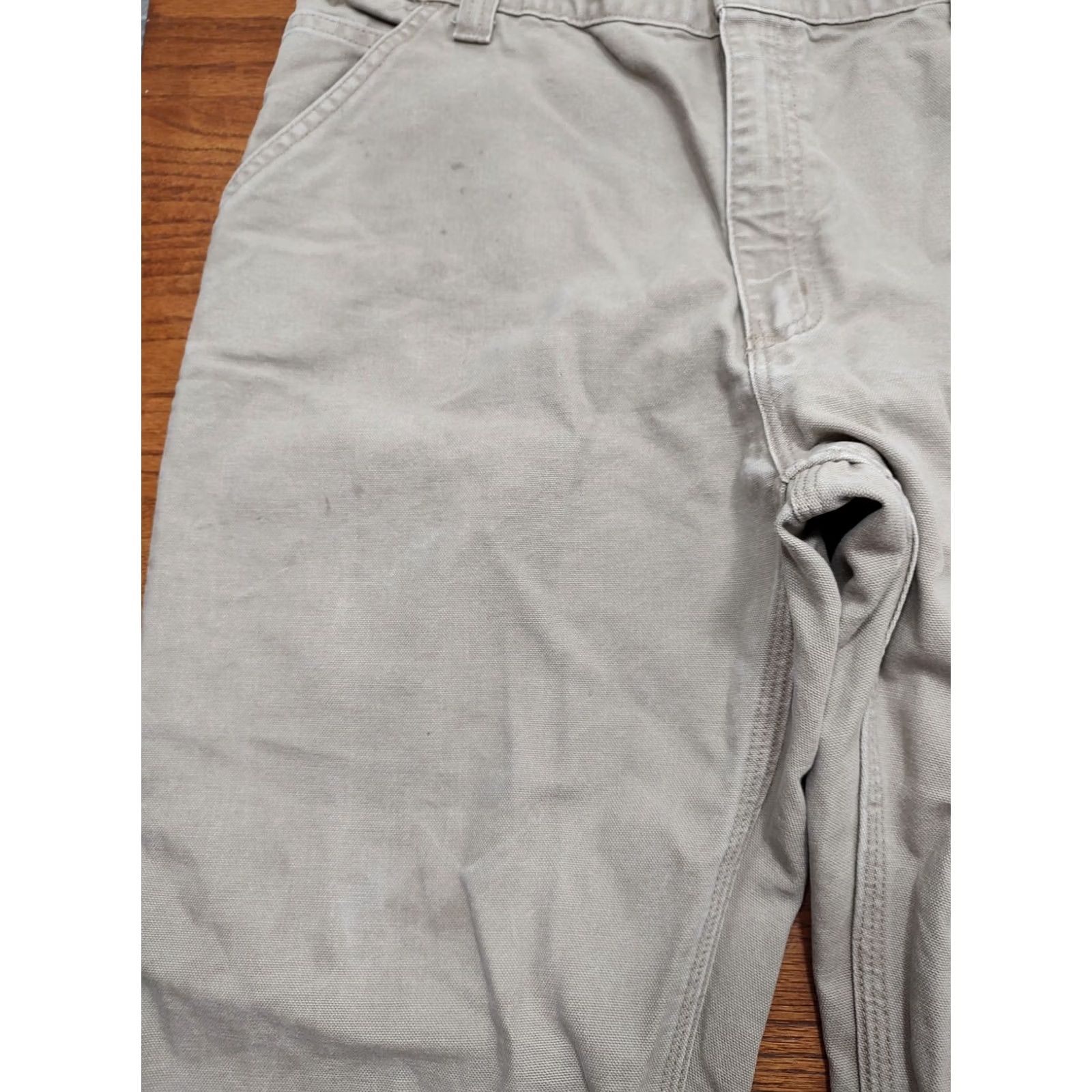 Carhartt VINTAGE Carhartt Pants Carpenter Canvas Brown 36x32 Men Regular Straight Work Pants 90s Grunge USA Size US 36 / EU 52 - 7 Thumbnail