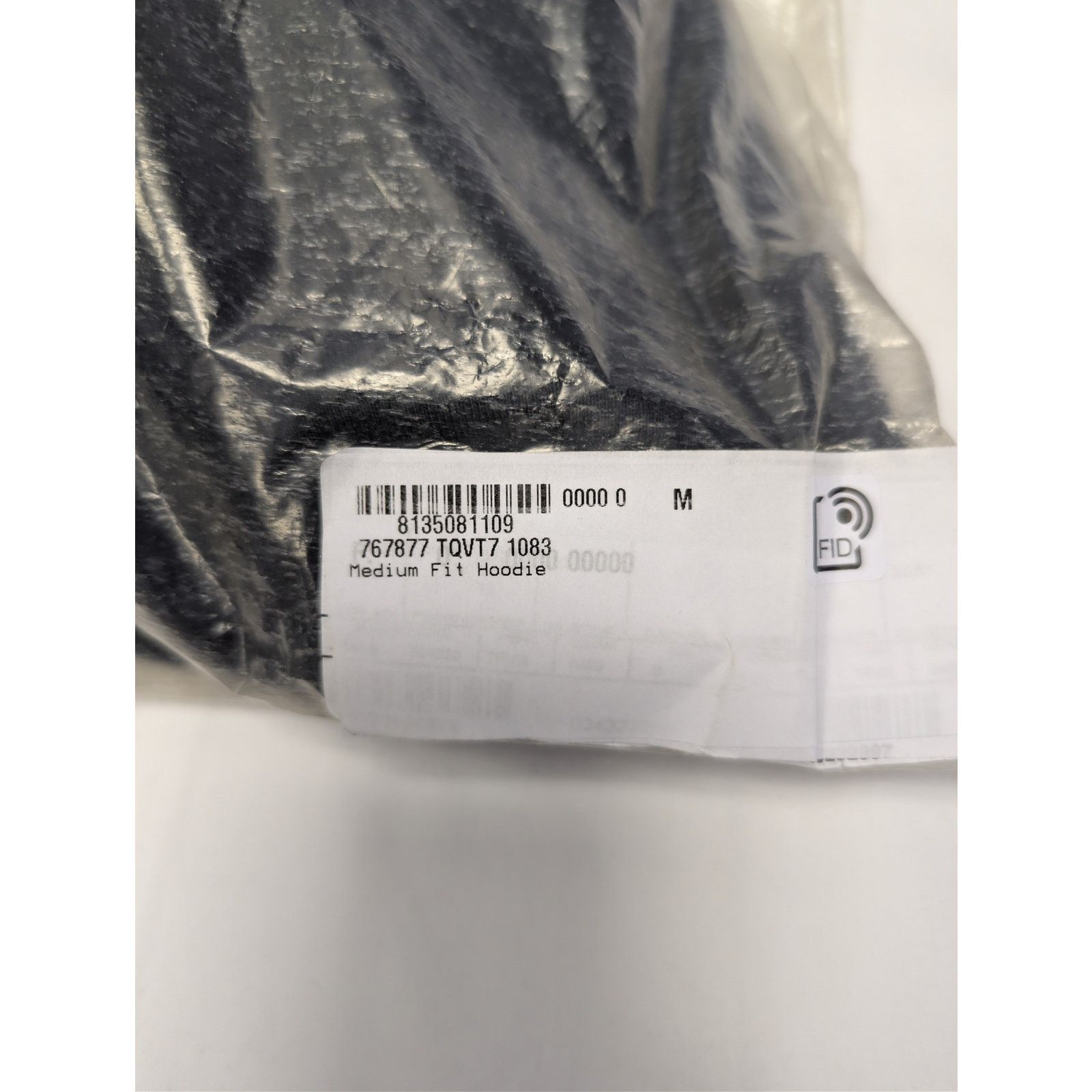Balenciaga o1rshd1 3B Stencil Molleton Medium Fit Hoodie in Faded Black Size US M / EU 48-50 / 2 - 23 Thumbnail