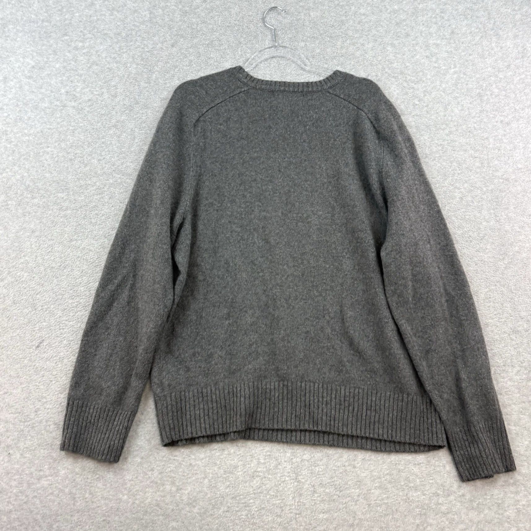 Banana Republic Banana Republic Sweater XL Mens Dark Gray Cashmere Crew Neck Pullover EUC Size US XL / EU 56 / 4 - 4 Thumbnail