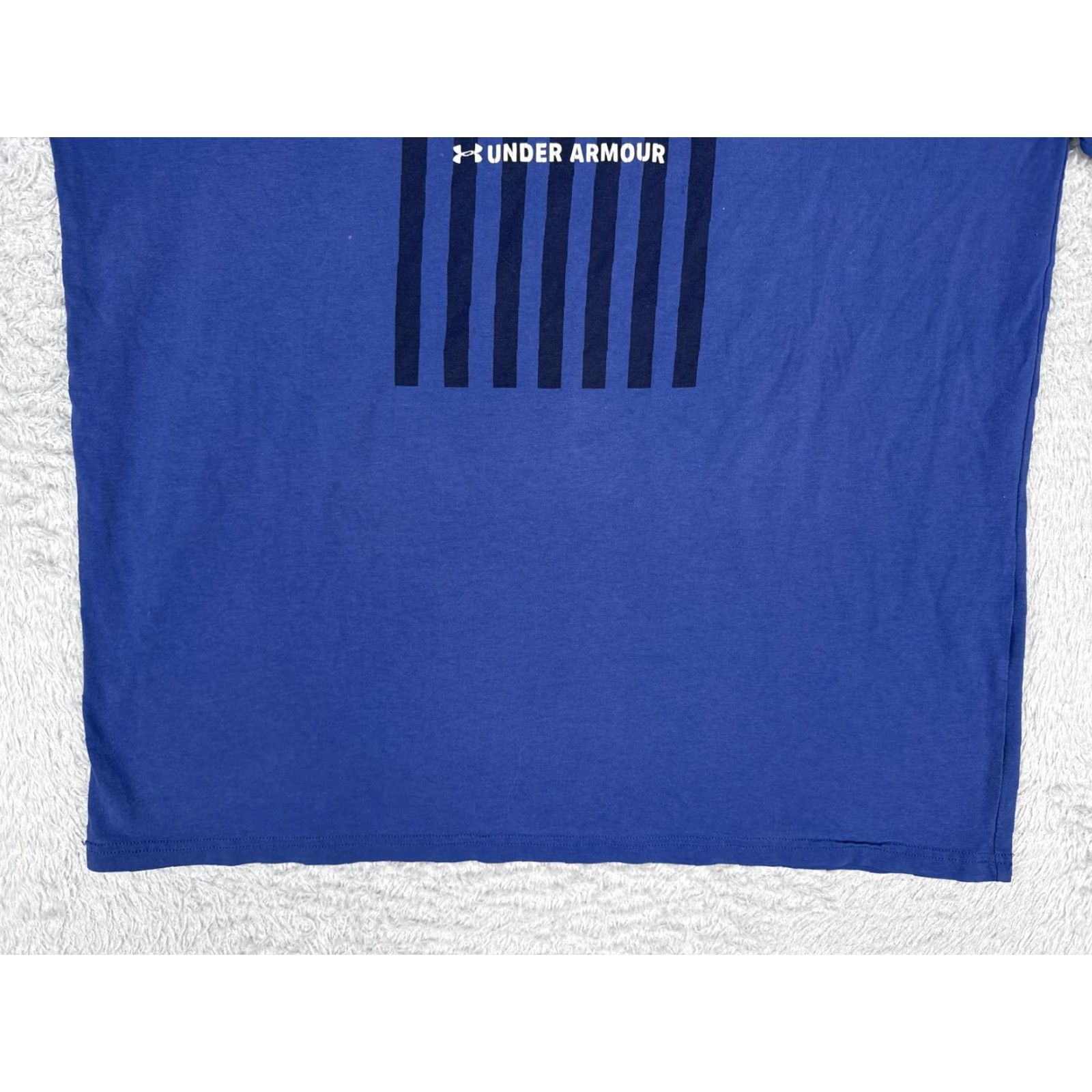 Under Armour Under Armour Shirt Mens XL Blue HeatGear One Nation USA Flag Graphic Tee Size US XL / EU 56 / 4 - 5 Thumbnail