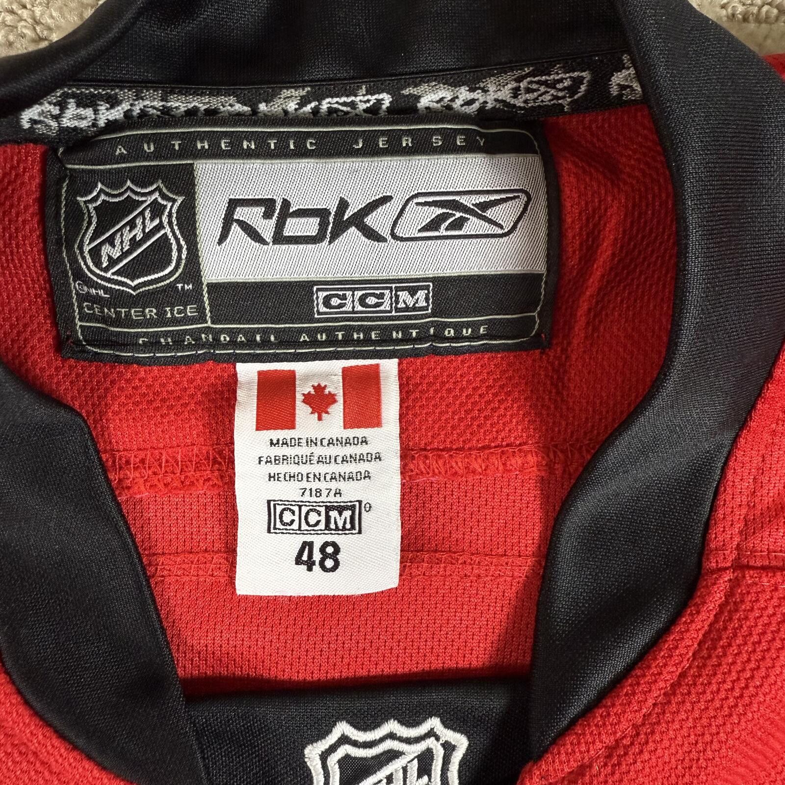 Reebok Jarome Iginla Reebok Calgary Flames Fight Strap Jersey 48 Size US M / EU 48-50 / 2 - 3 Thumbnail