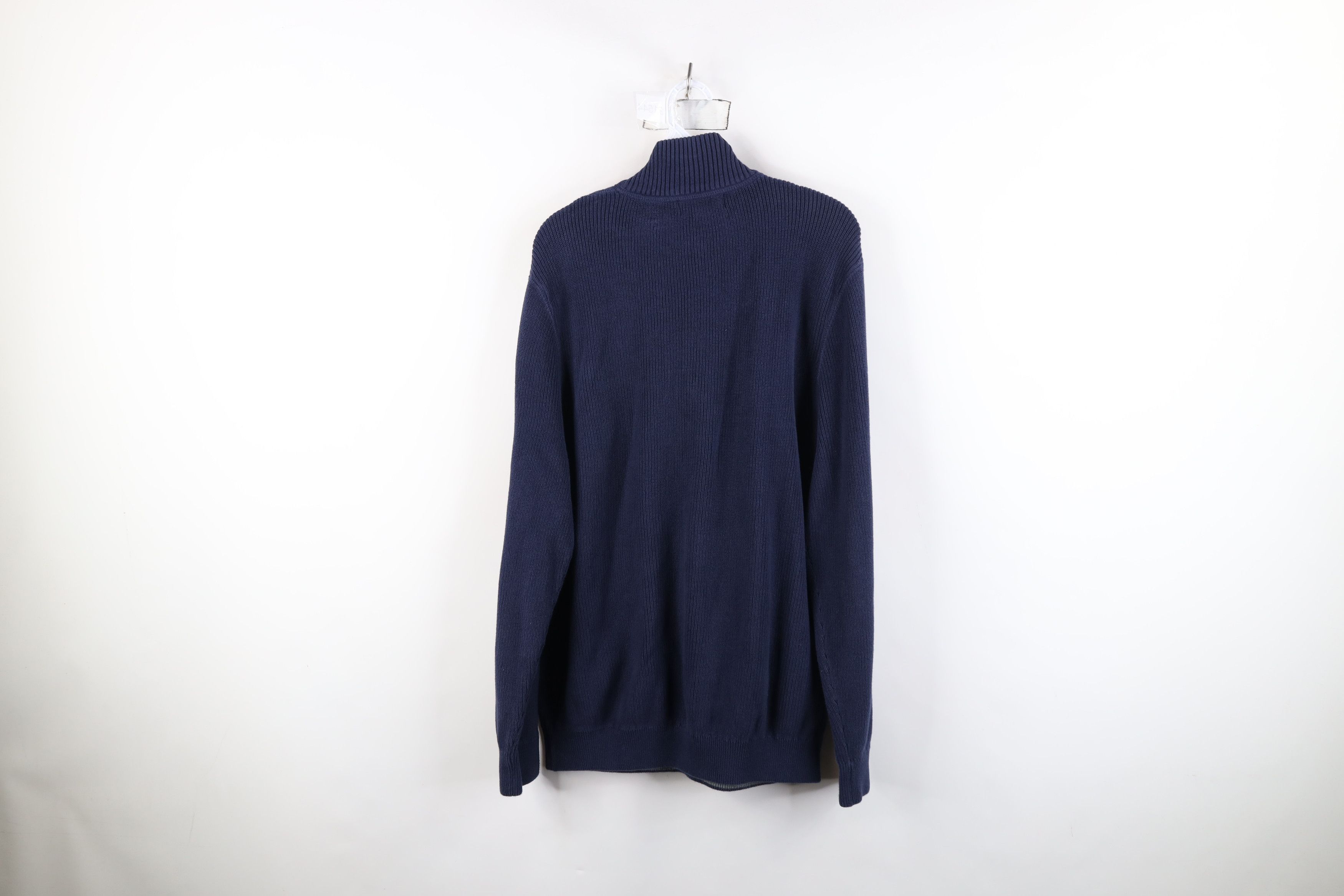 Eddie Bauer Vintage Eddie Bauer Cotton Ribbed Knit Half Zip Sweater Size US L / EU 52-54 / 3 - 11 Thumbnail