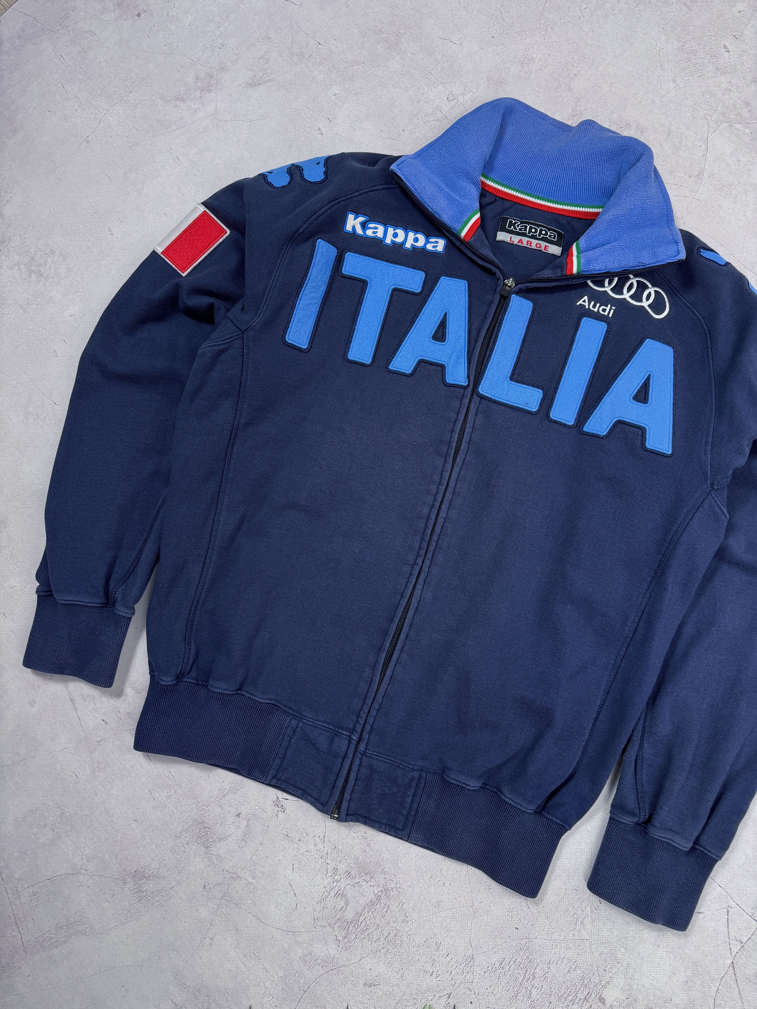 Kappa F.I.S.I. Italy Olympic Ski Team Track Jacket by Kappa Size US L / EU 52-54 / 3 - 3 Thumbnail
