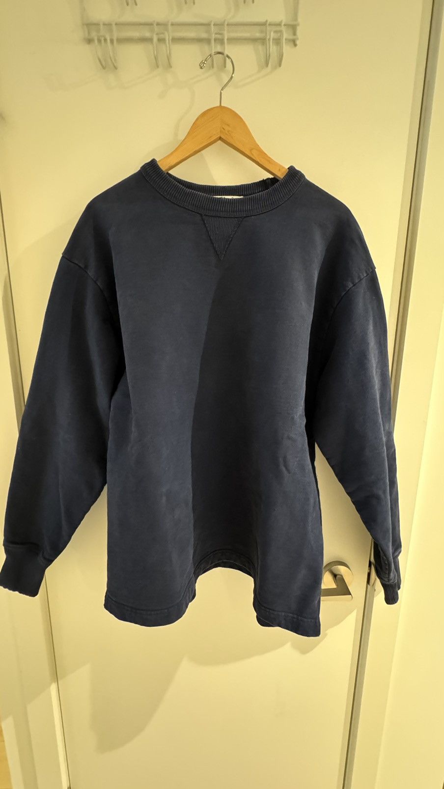 image of Oversized Acne Studios Deep Blue Sweatshirt, Men's (Size Small)