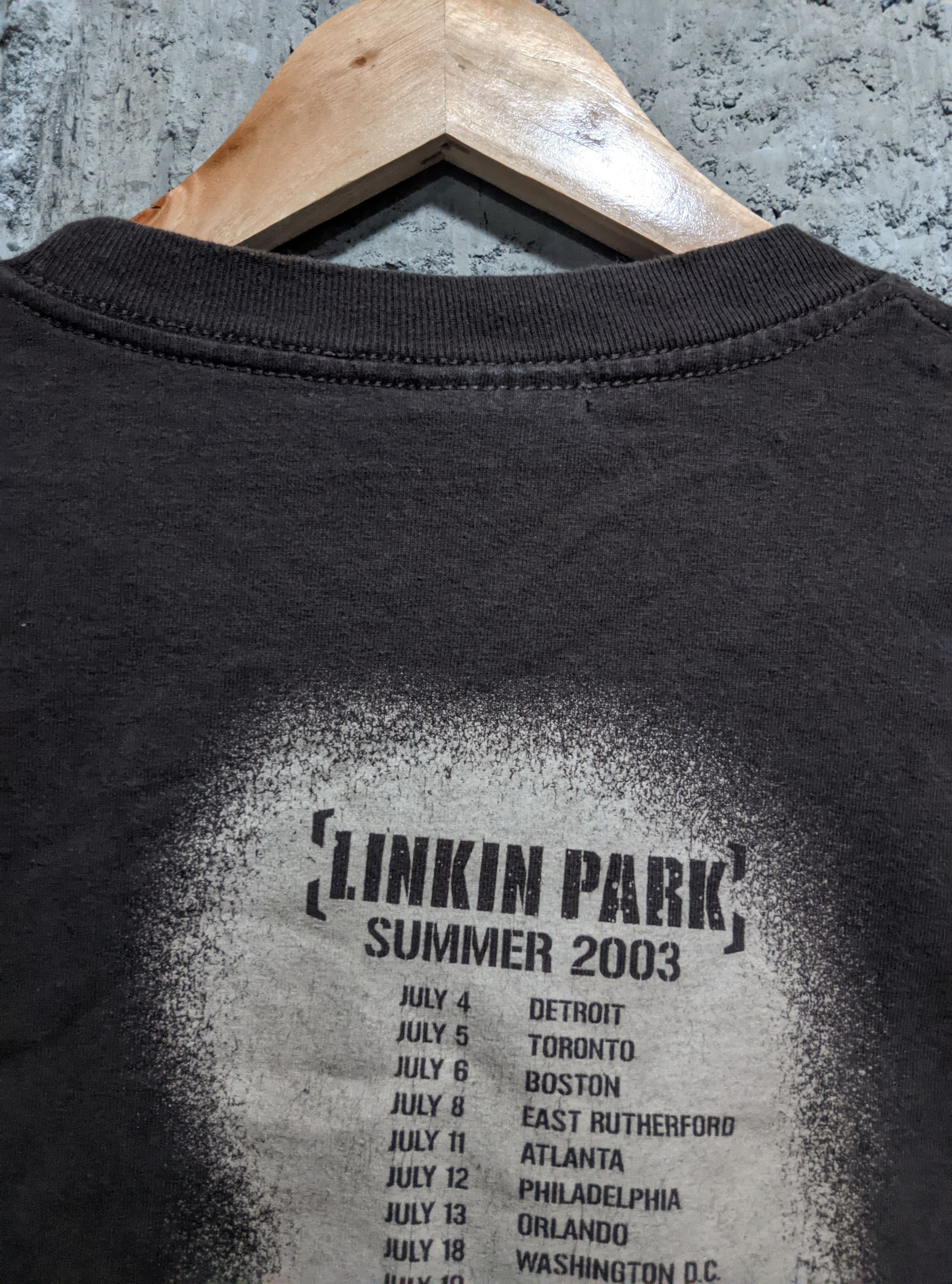 Band Tees Vintage 2003 linkin park Meteora tour nu metal t shirt Size US L / EU 52-54 / 3 - 4 Thumbnail