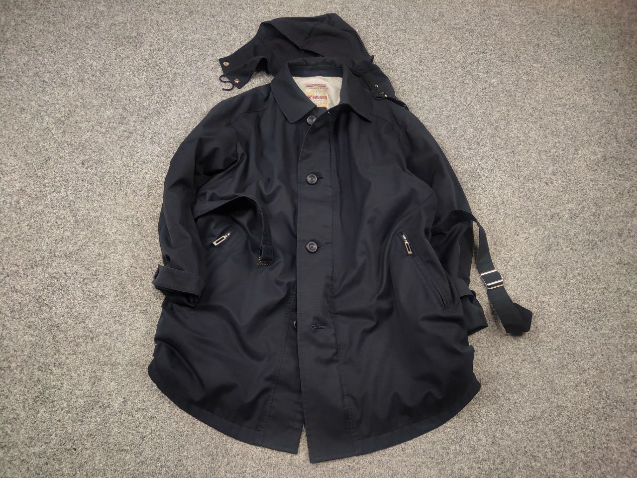 McGregor McGregor Vintage Navy utility trench coat Midnite Jacket Size US M / EU 48-50 / 2 - 2 Thumbnail