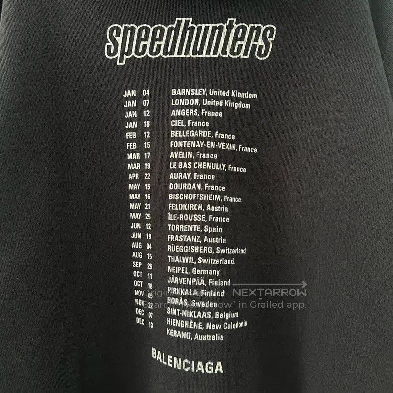Balenciaga Balenciaga Speedhunters Hoodie FW18 Edition. Size US S / EU 44-46 / 1 - 2 Thumbnail
