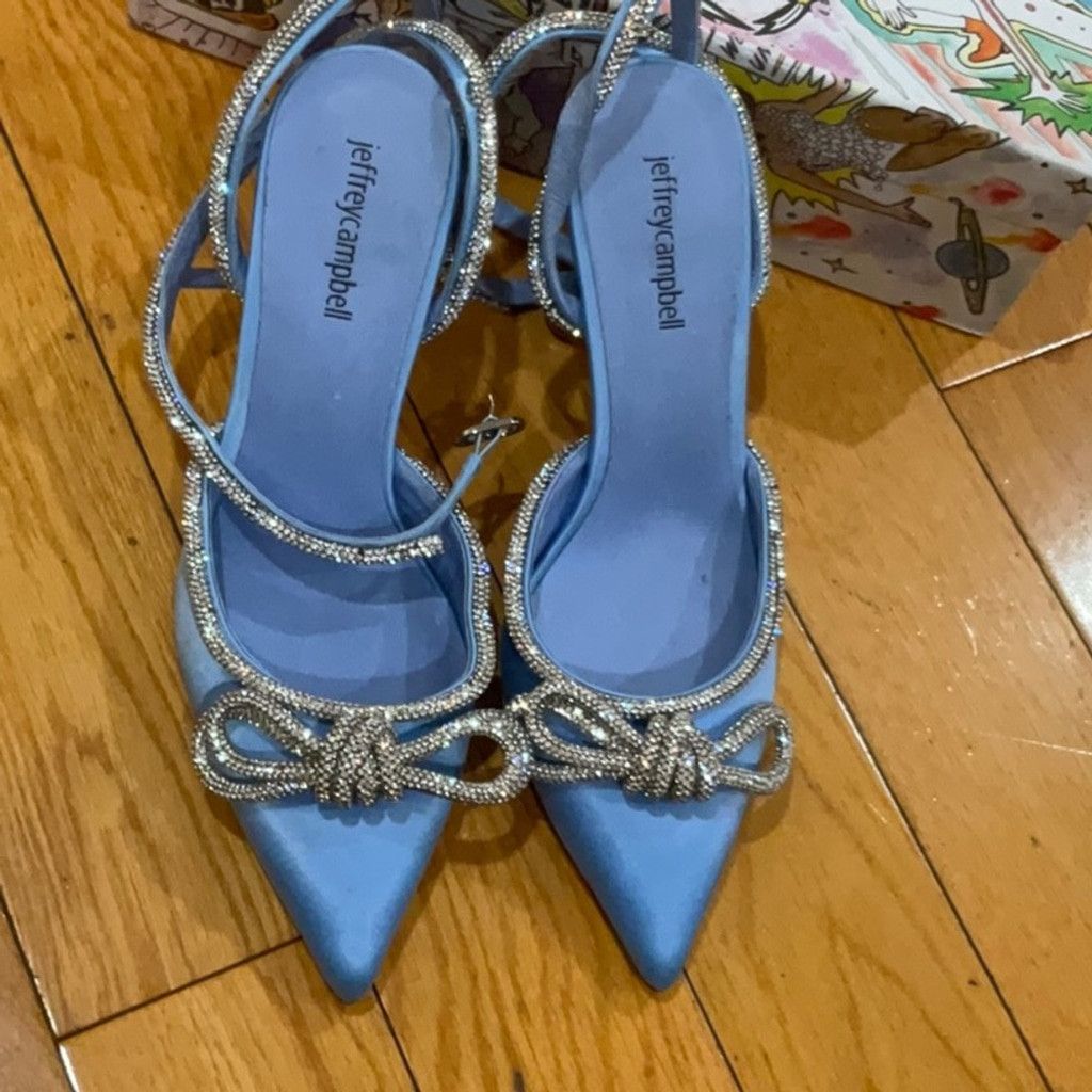 Jeffrey Campbell Jeffrey Campbell Apresdouze Heel in Baby Blue, Size: 8 Size US 8 / IT 38 - 6 Thumbnail
