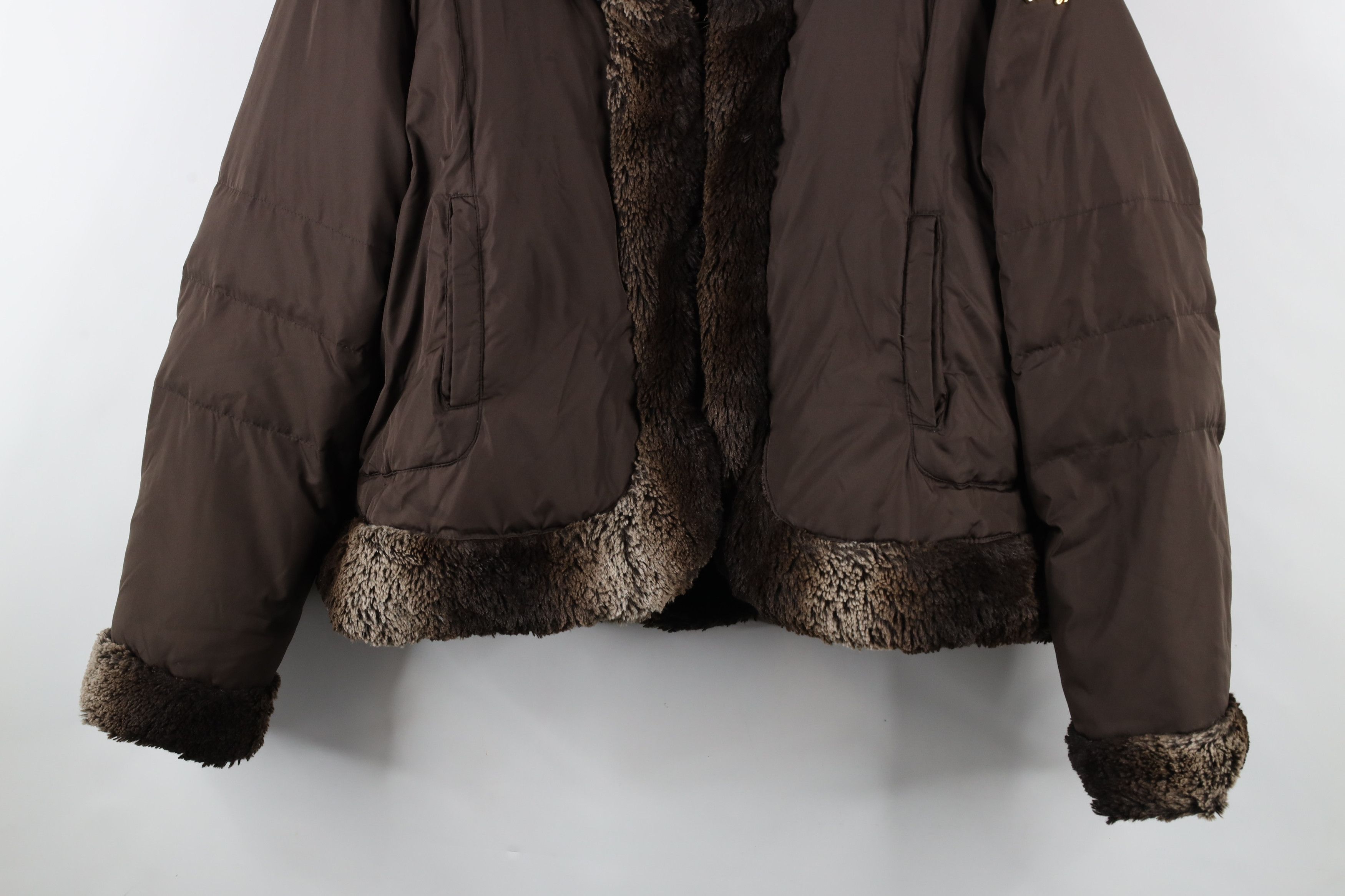 Vintage Vintage 90s Baby Phat Reversible Cropped Puffer Jacket Size XXL / US 16-18 / IT 52-54 - 3 Thumbnail