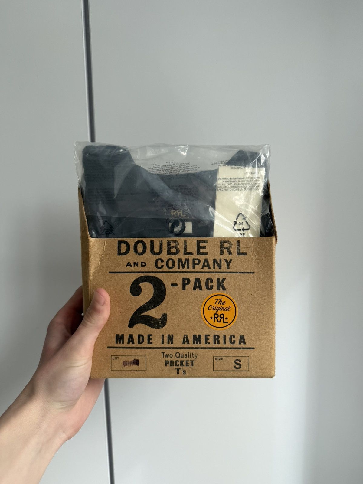 Double RL Short Sleeve Double Pack Pocket T-Shirts