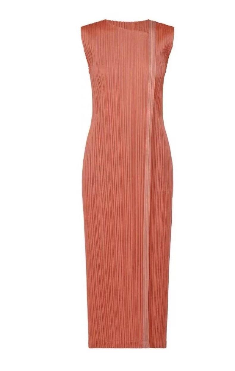 Issey Miyake Issey Miyake size:2 Orange dress Size M / US 6-8 / IT 42-44 - 2 Thumbnail