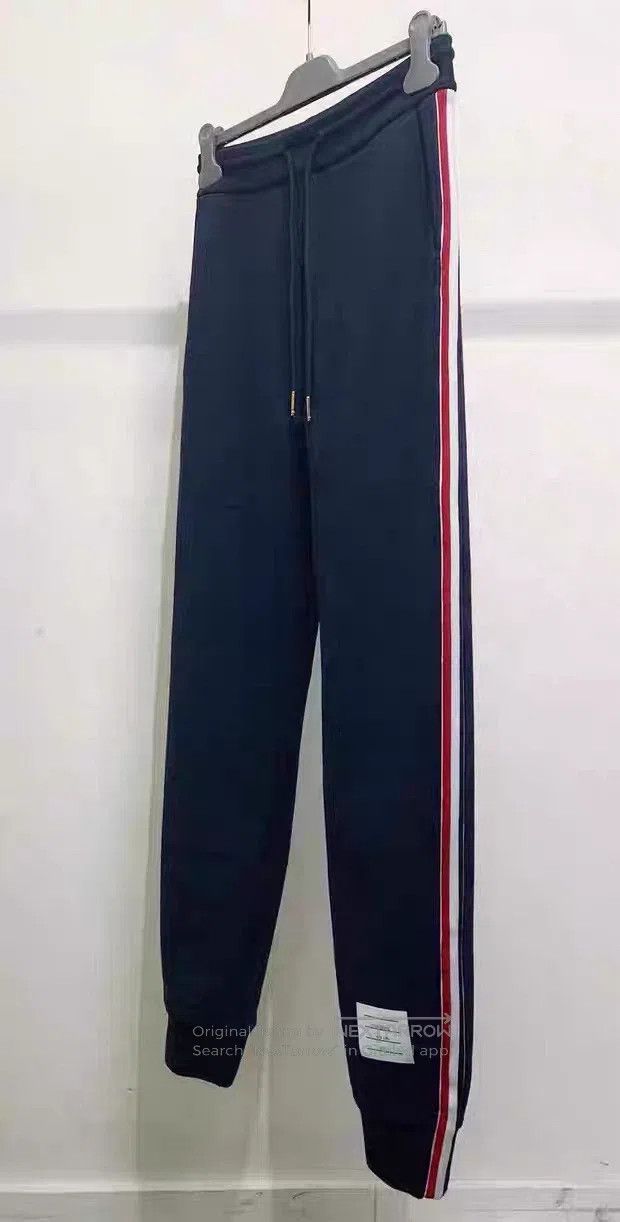 Thom Browne Thom Browne size 4 Side-Striped Sports Sweatpants Size US 32 / EU 48 - 8 Thumbnail