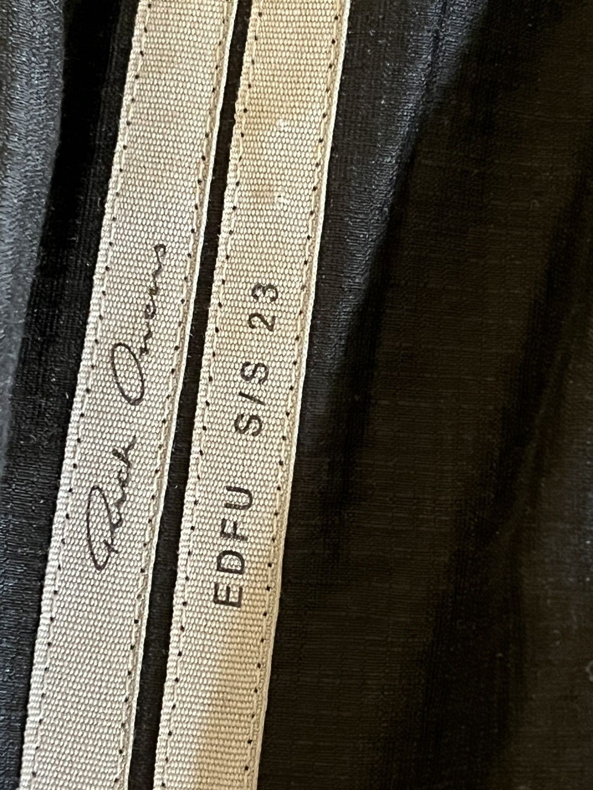Rick Owens SS23 EDFU Slightly Shiny✨ Linen Cargo Pants Size US 34 / EU 50 - 7 Thumbnail