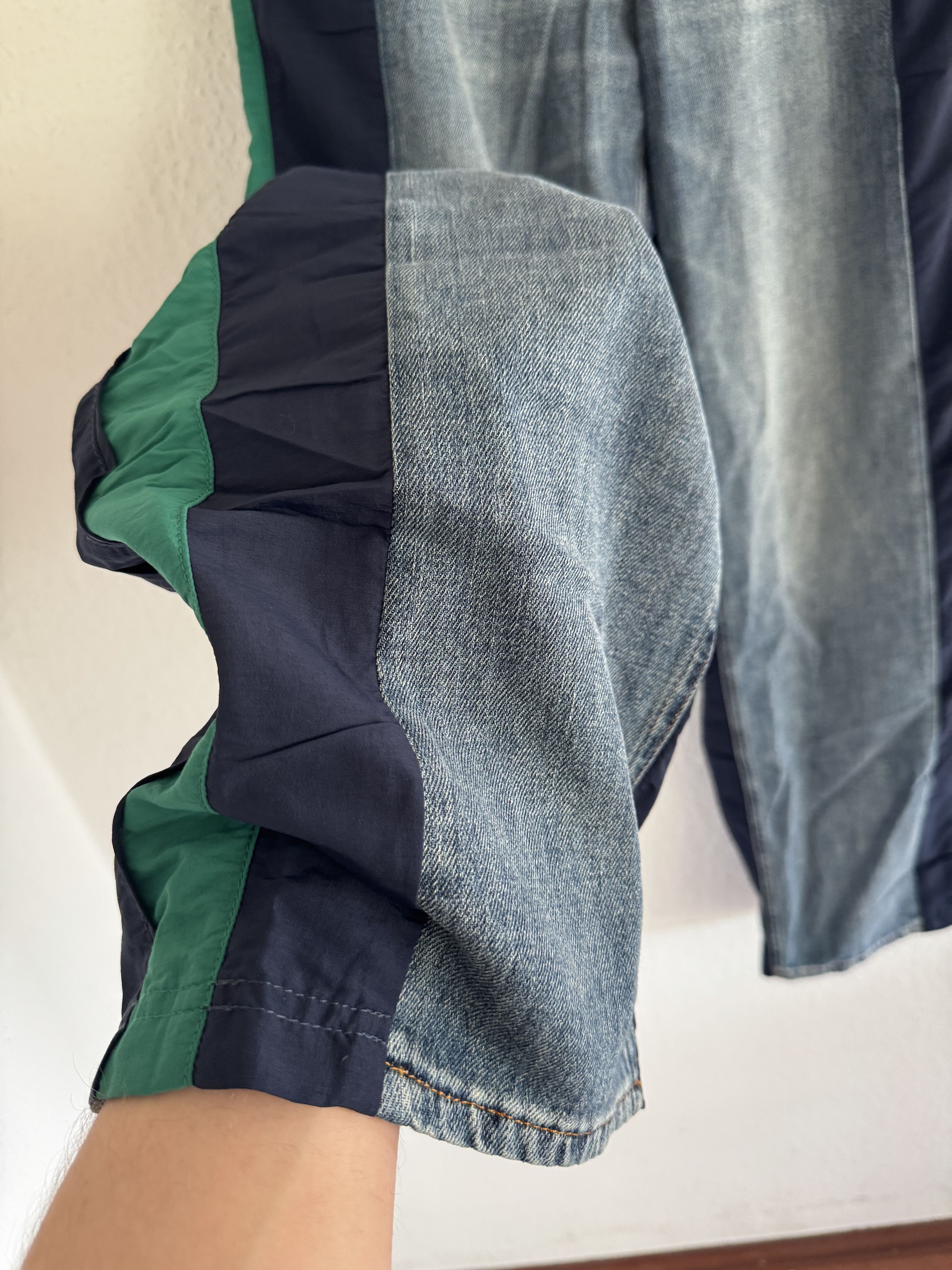 Balenciaga Balenciaga Hybrid Jeans x Track Pants Green Size US 32 / EU 48 - 5 Thumbnail