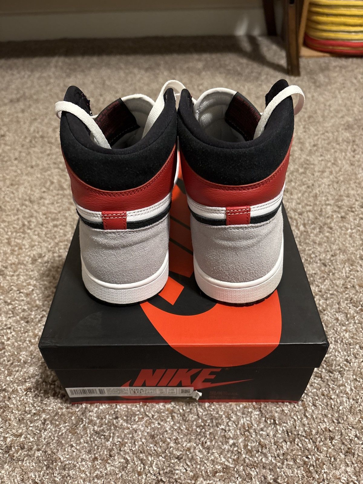 Jordan Brand × Nike Air Jordan 1 High “Light Smoke Grey” Size US 10.5 / EU 43-44 - 5 Thumbnail