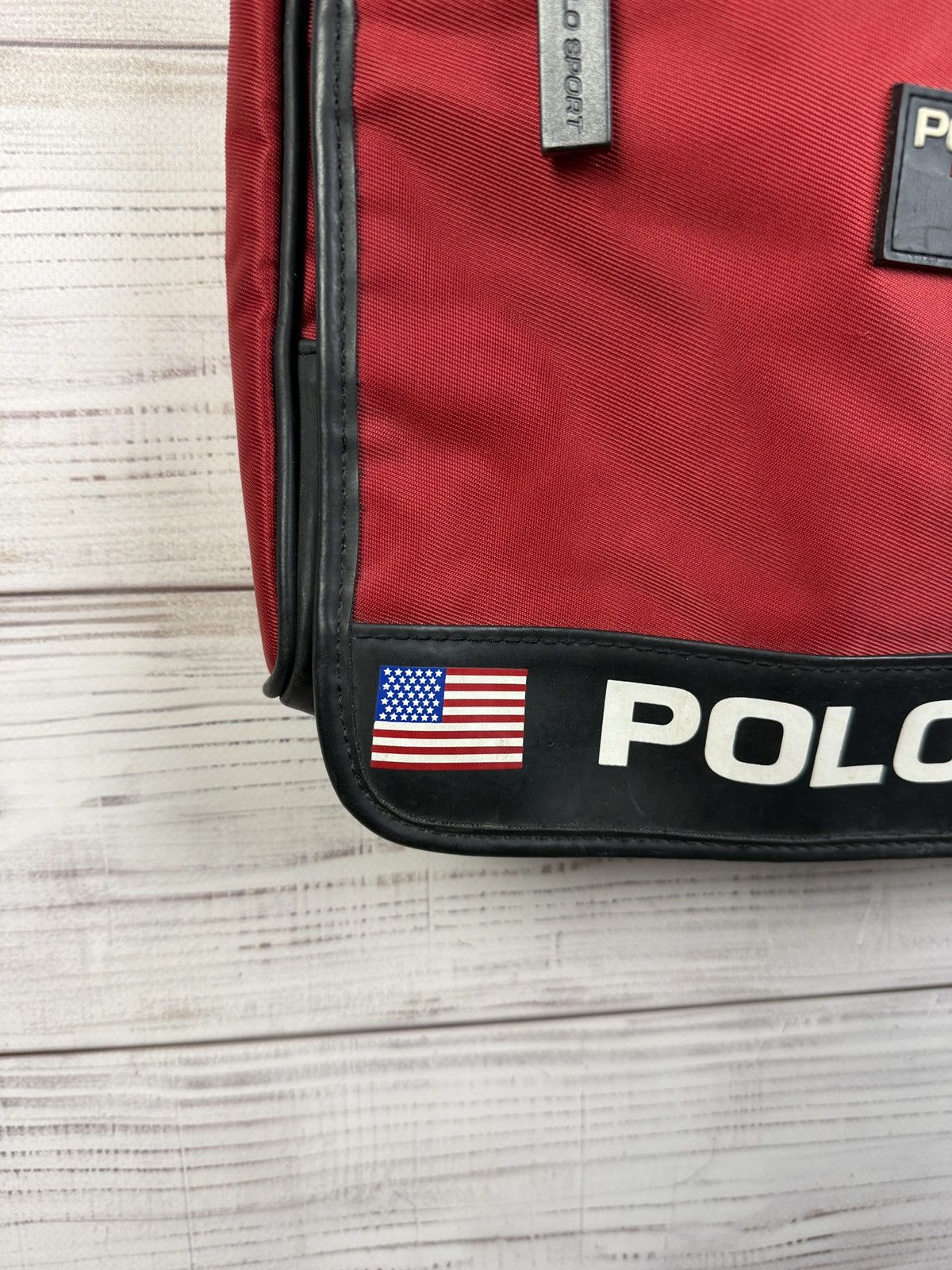 Polo Ralph Lauren 🔥🇺🇸VINTAGE POLO SPORT BAG MESSENGER Y2K 🇺🇸🔥 Size ONE SIZE - 5 Thumbnail